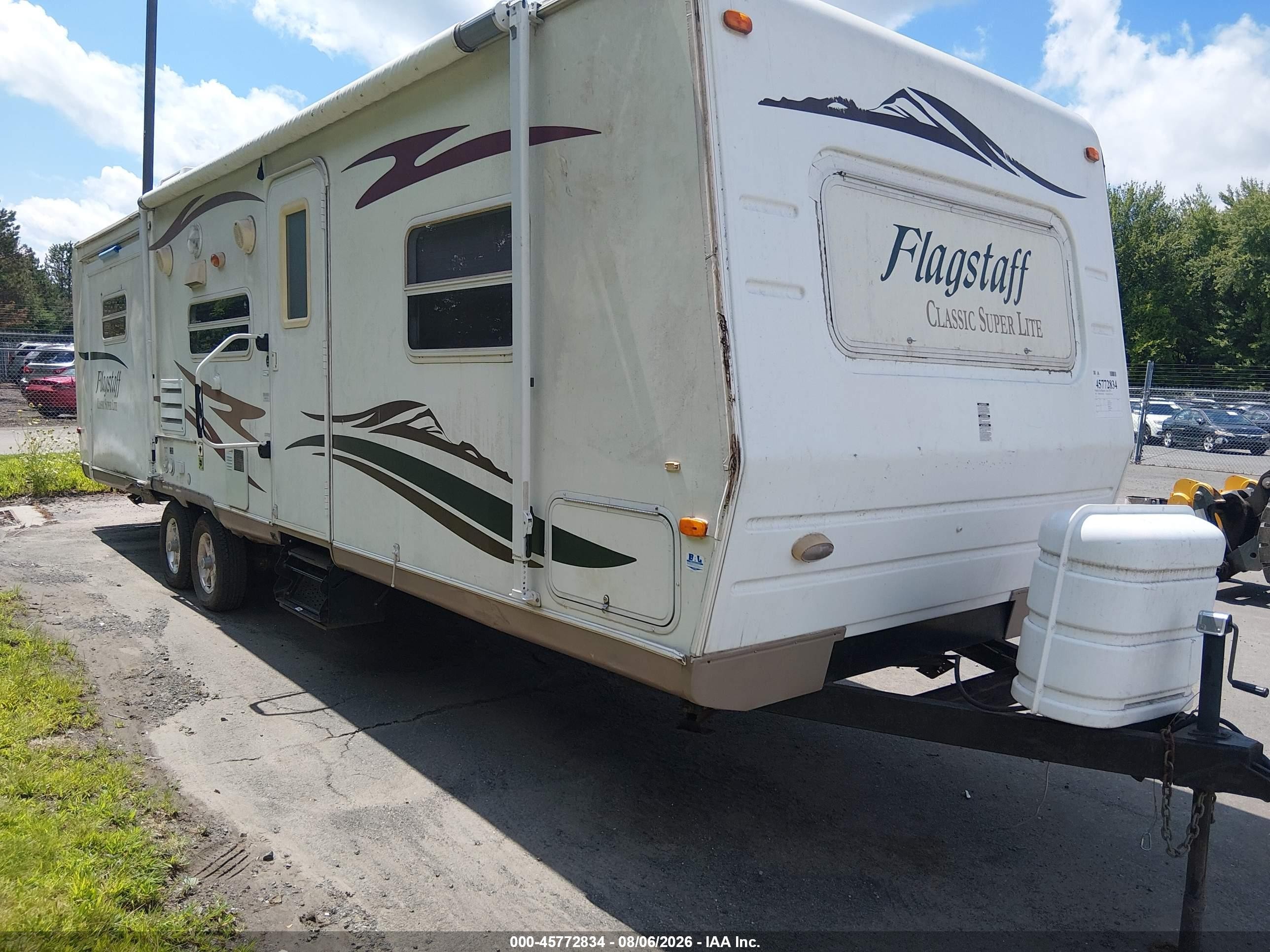 2007 Flagstaff 831krss VIN 4X4TFLG2X71818208 IAAI salvage auction — Normal Wear, Clear (Connecticut), sold $25 on 2026-09-03 (photo 1)