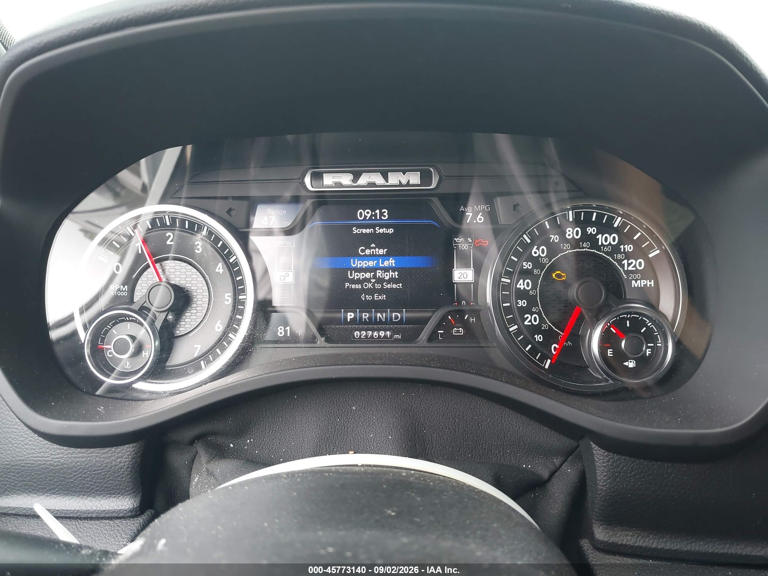 2022 Ram 1500 VIN 1C6SRFFTXNN236322 IAAI salvage auction — Theft, Salvage - 75% Or Less (Maryland), sold $21,600 on 2026-09-04 (photo 7)