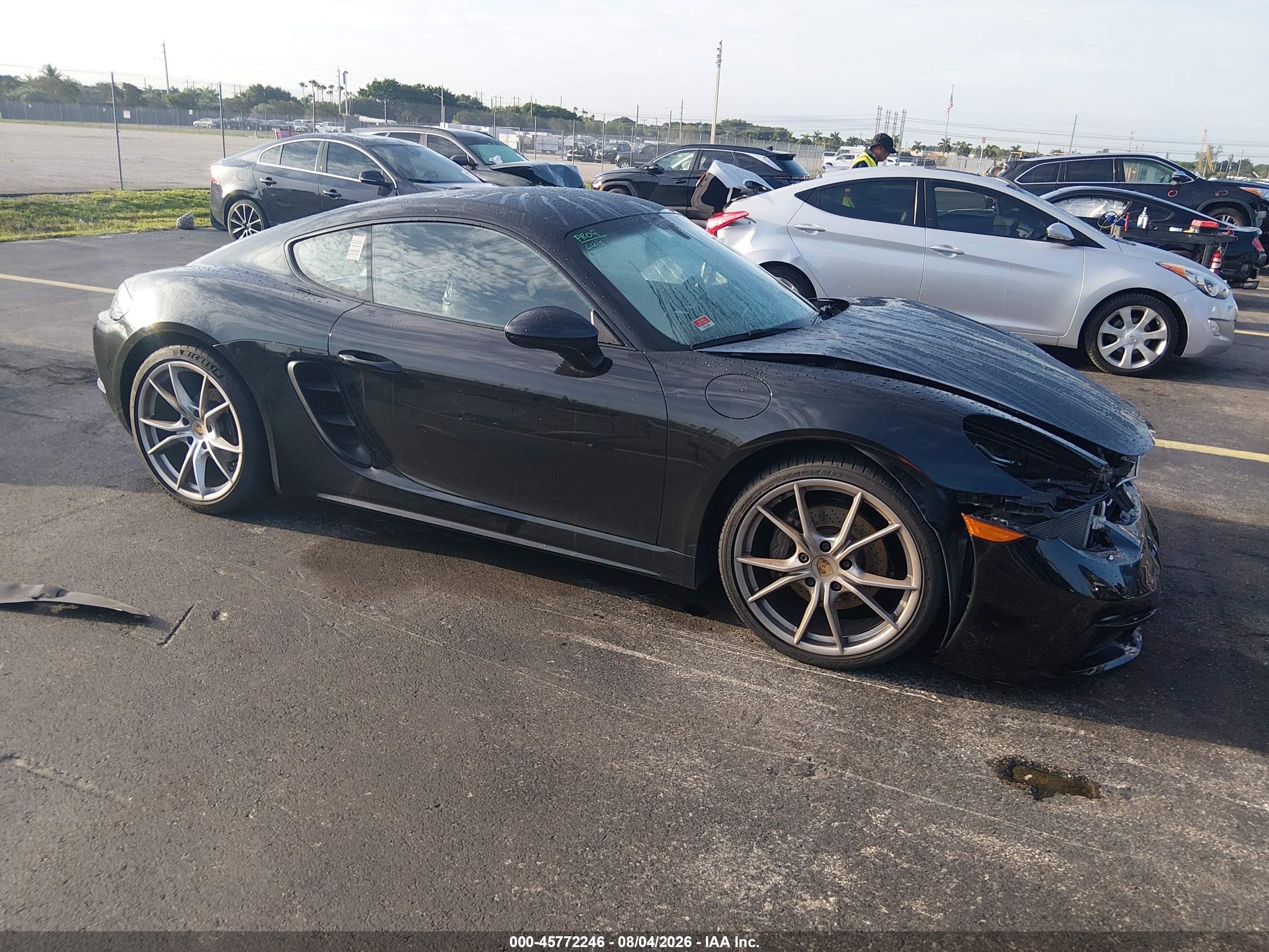 2018 Porsche 718 Cayman VIN WP0AA2A83JS260173 — IAAI salvage auction photo