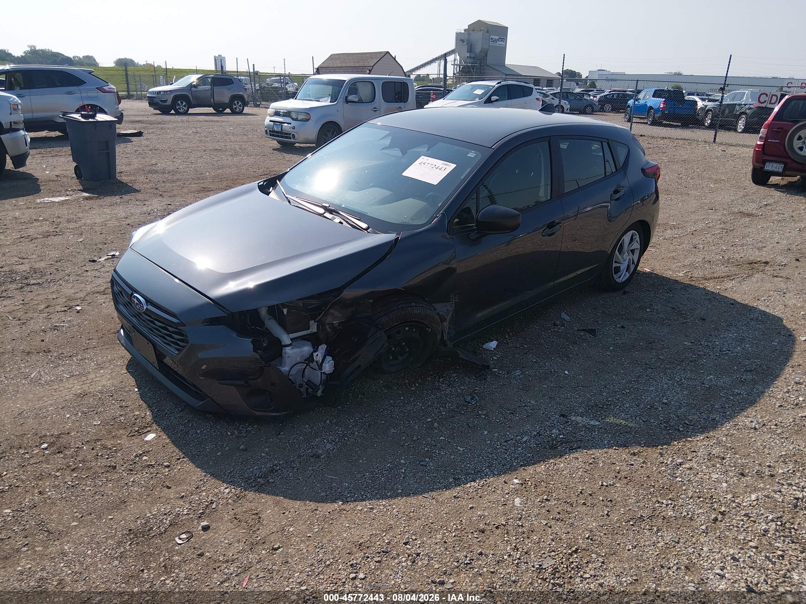 2025 Subaru Impreza VIN JF1GUABC0S8259744 IAAI salvage auction — Unknown, Salvage (Illinois), sold $3,775 on 2026-09-09 (photo 2)