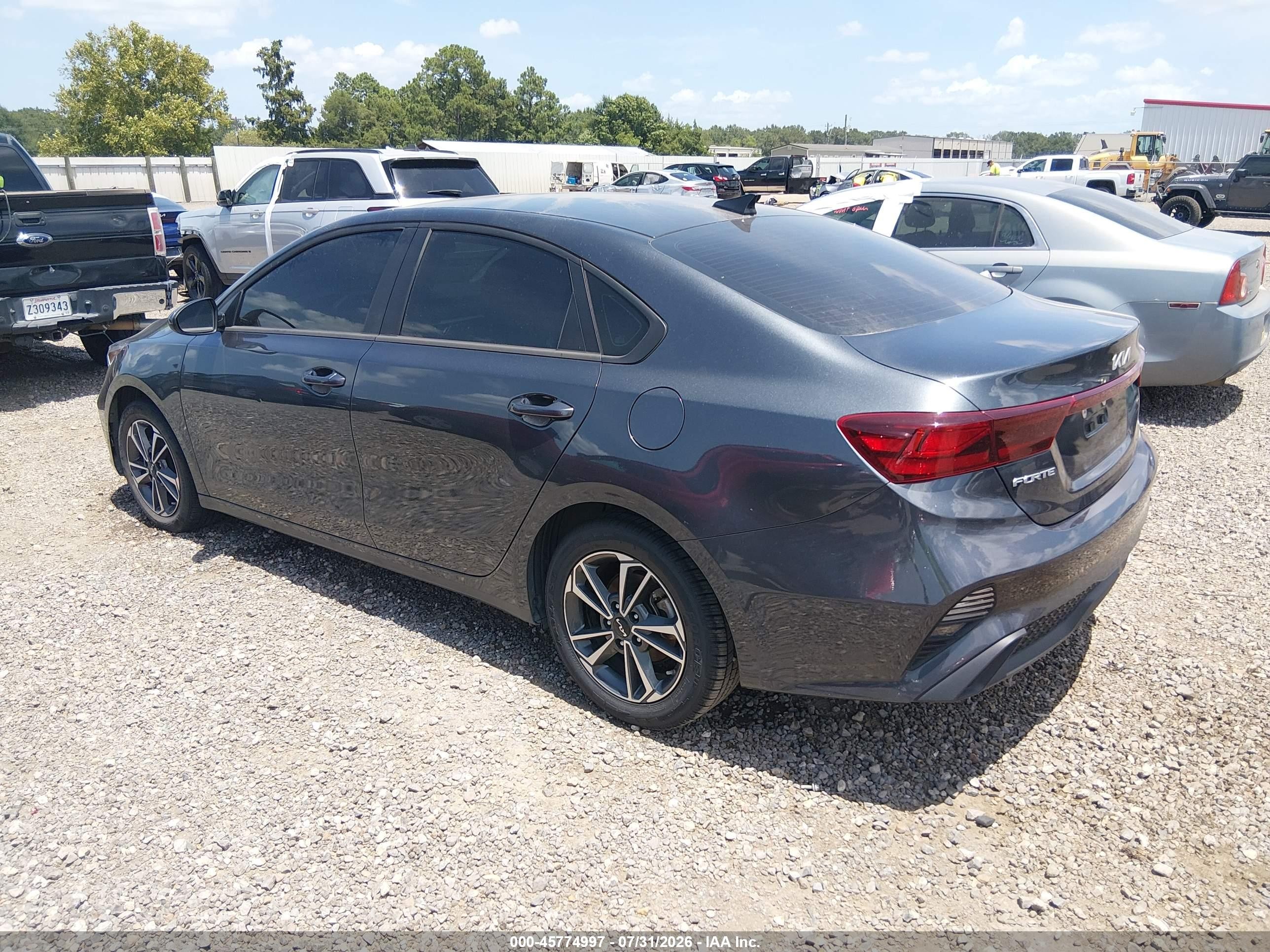 2023 Kia Forte VIN 3KPF24AD2PE645201 IAAI salvage auction — Water/Flood, Certificate Of Destruction (Louisiana), sold $3,400 on 2026-09-04 (photo 3)