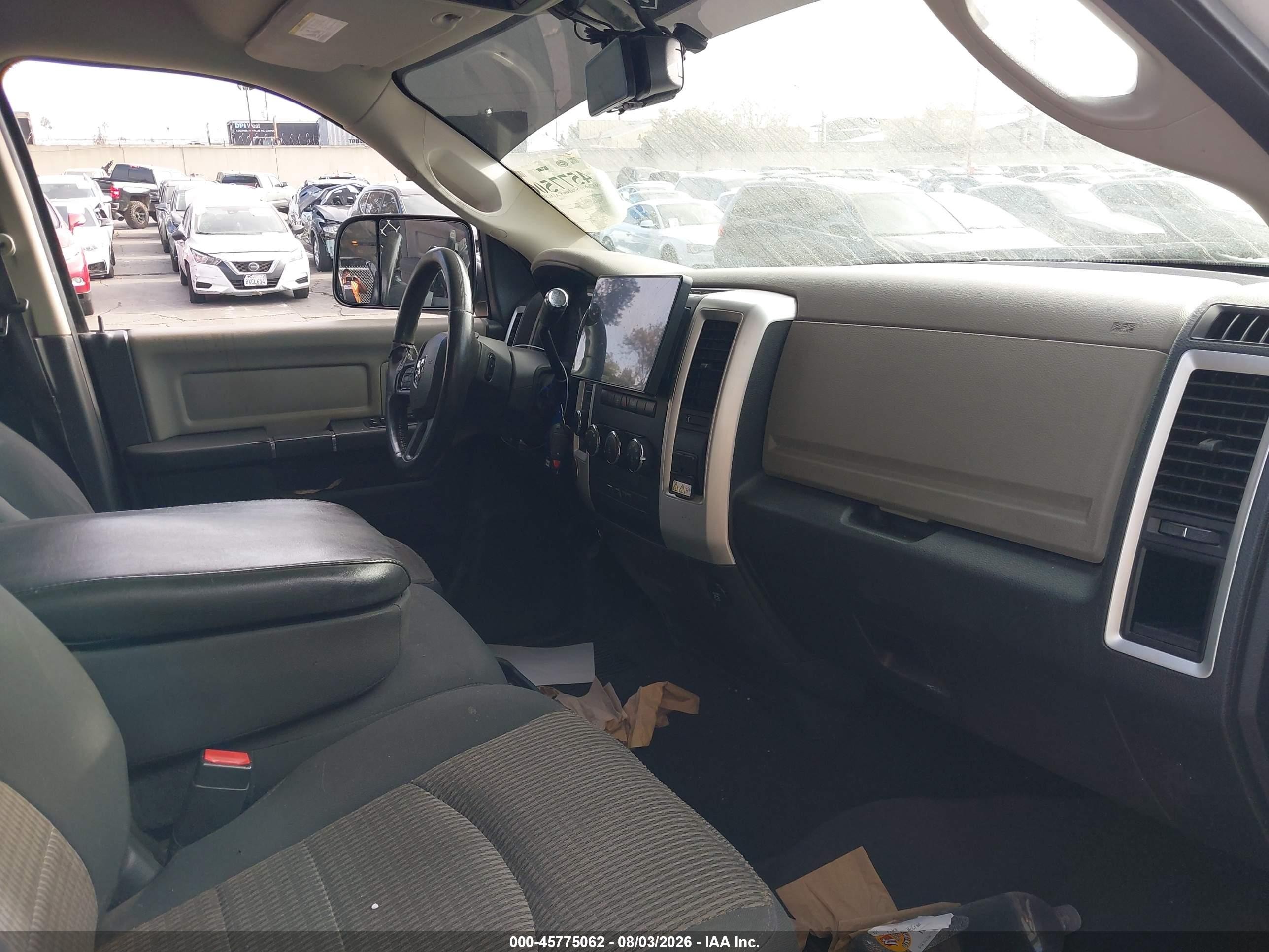 2012 Ram 1500 VIN 1C6RD7LT0CS258335 IAAI salvage auction — Front End, Salvage Certificate (California), sold $2,100 on 2026-09-12 (photo 5)
