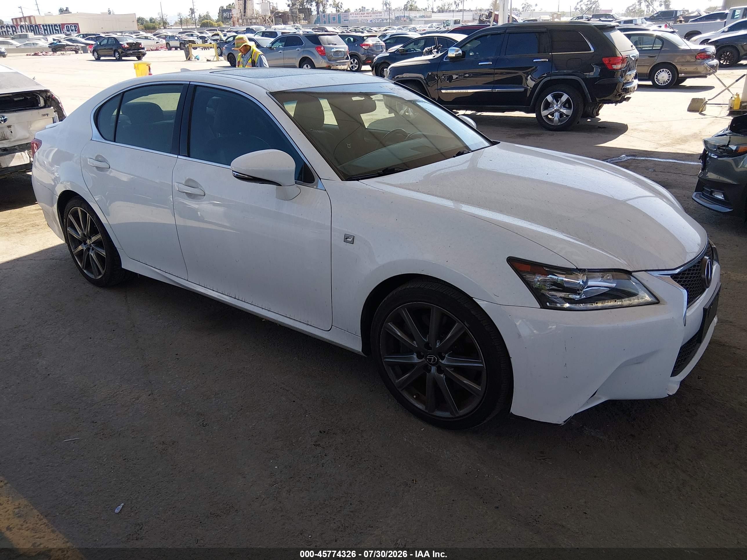 2015 Lexus GS 350 VIN JTHBE1BL1FA008259 — IAAI salvage auction photo