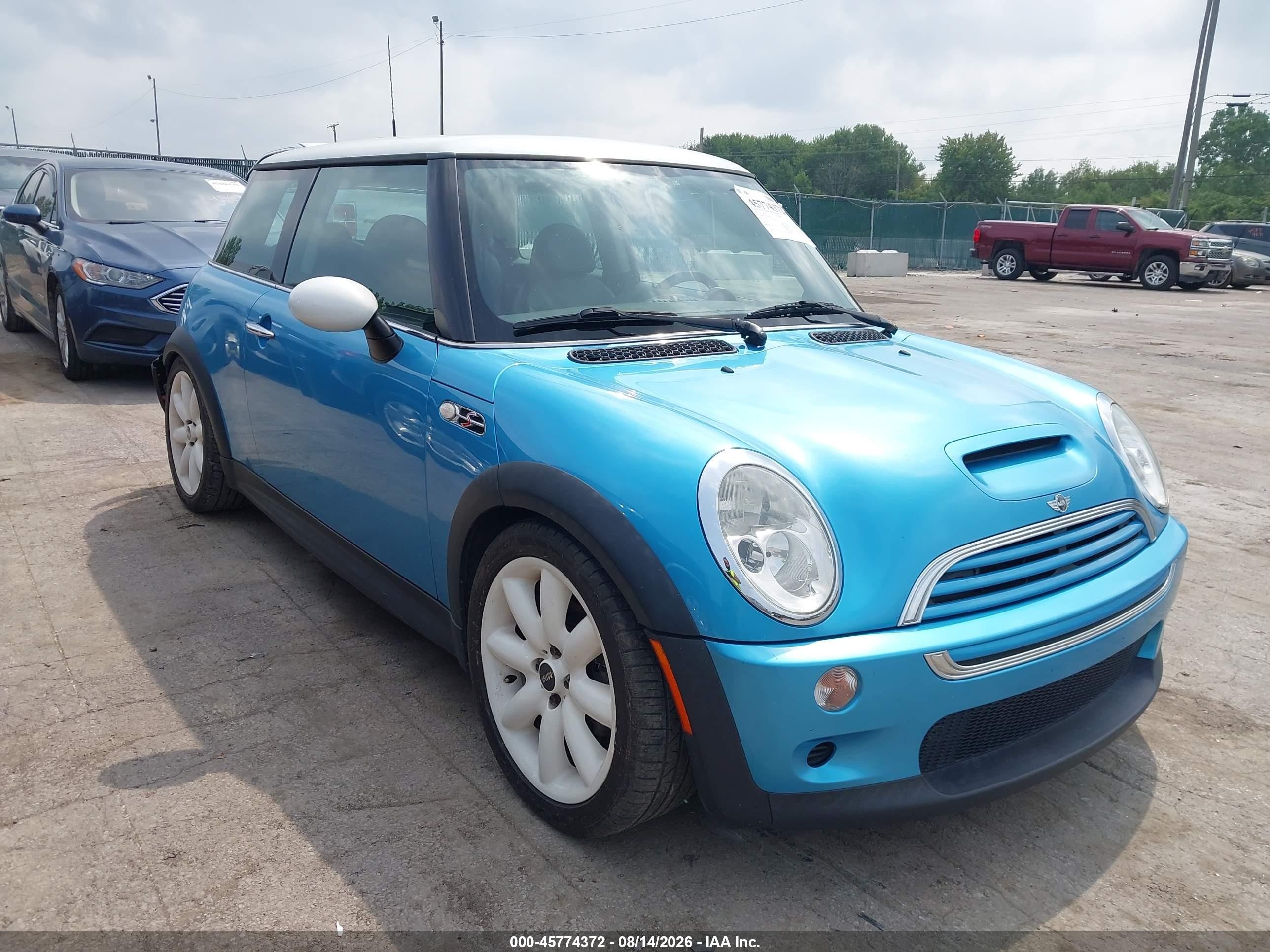 2003 Mini Cooper VIN WMWRE33413TD59112 IAAI salvage auction — Rear End, Salvage (Ohio), sold $750 on 2026-09-16 (photo 1)