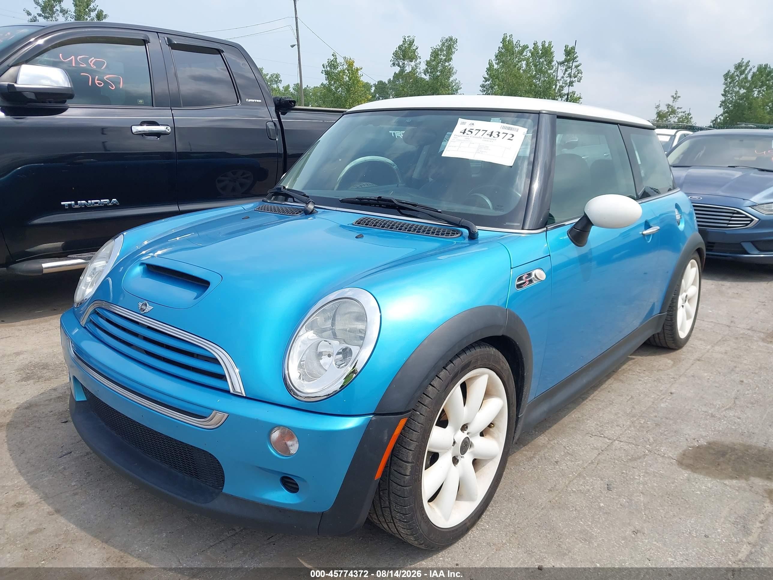 2003 Mini Cooper VIN WMWRE33413TD59112 IAAI salvage auction — Rear End, Salvage (Ohio), sold $750 on 2026-09-16 (photo 2)