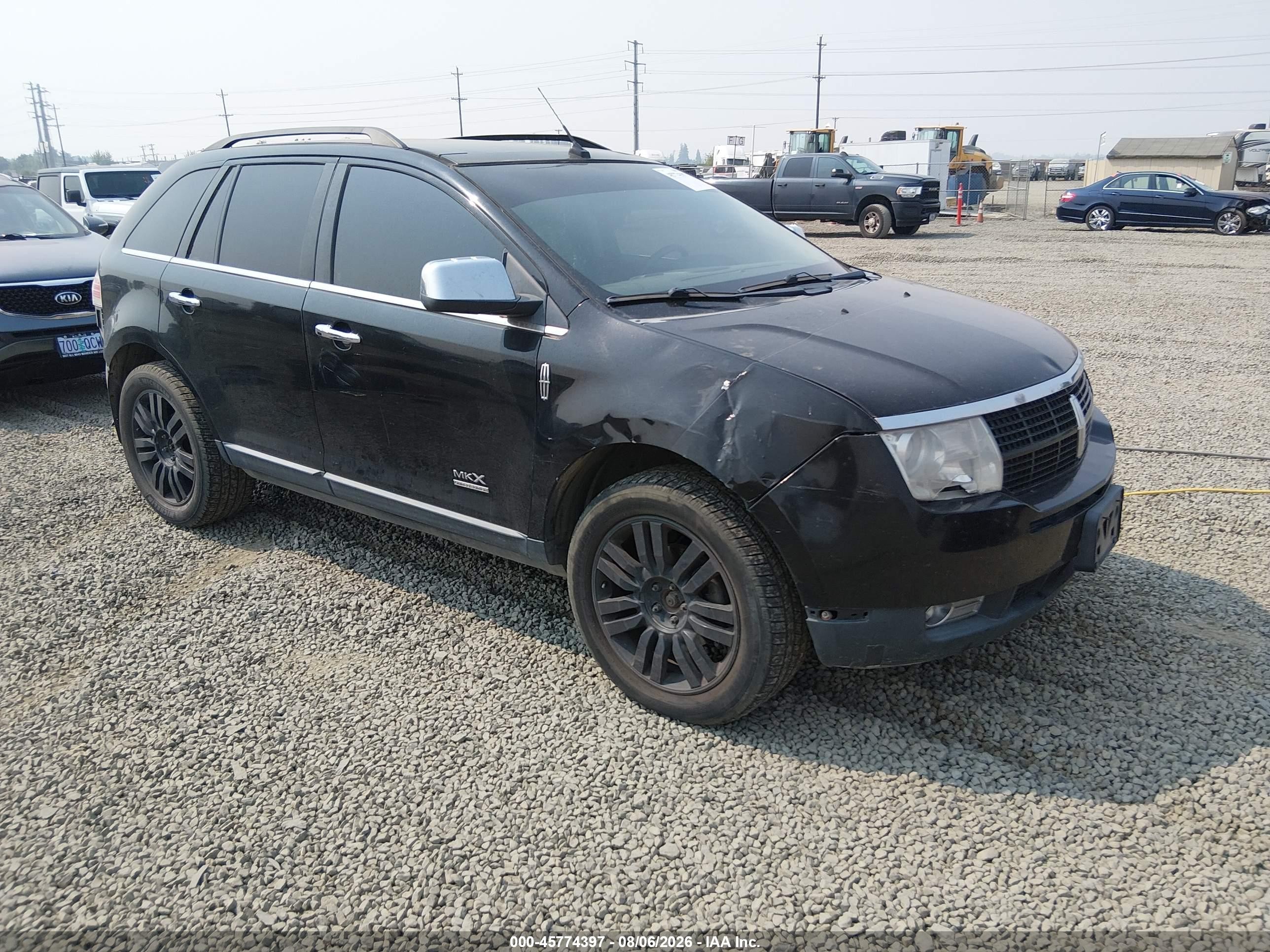 2009 Lincoln Mkx VIN 2LMDU88C59BJ12274 IAAI salvage auction — Side, Salvage (Oregon), sold $400 on 2026-09-22 (photo 1)