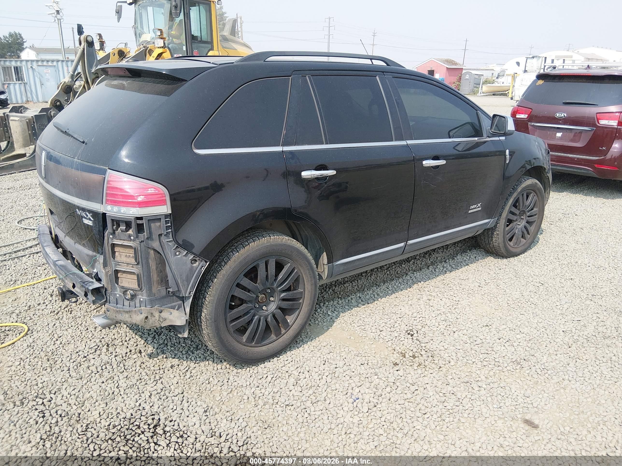 2009 Lincoln Mkx VIN 2LMDU88C59BJ12274 IAAI salvage auction — Side, Salvage (Oregon), sold $400 on 2026-09-22 (photo 4)