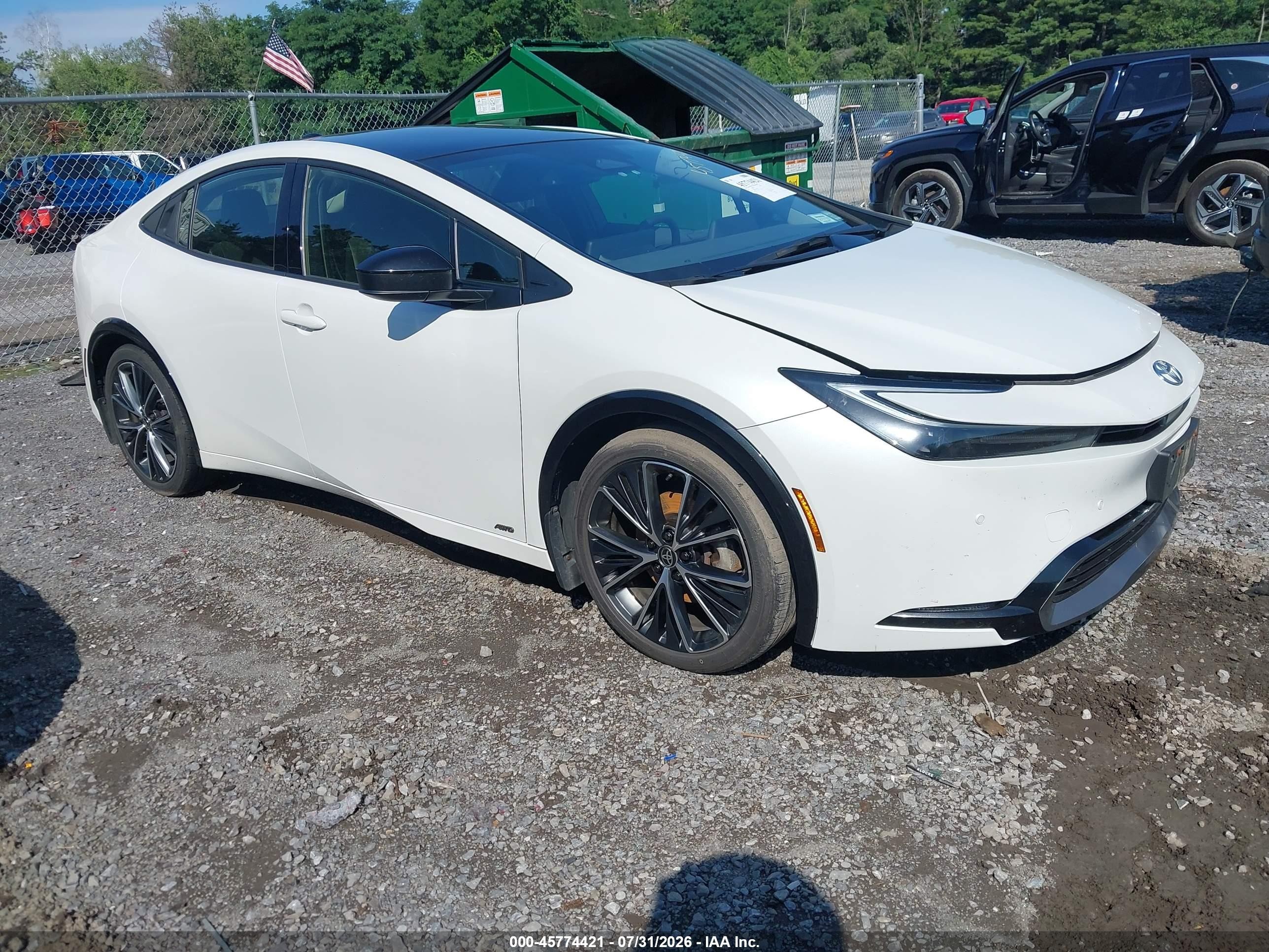 2023 Toyota Prius VIN JTDADABU2P3005661 — IAAI salvage auction photo