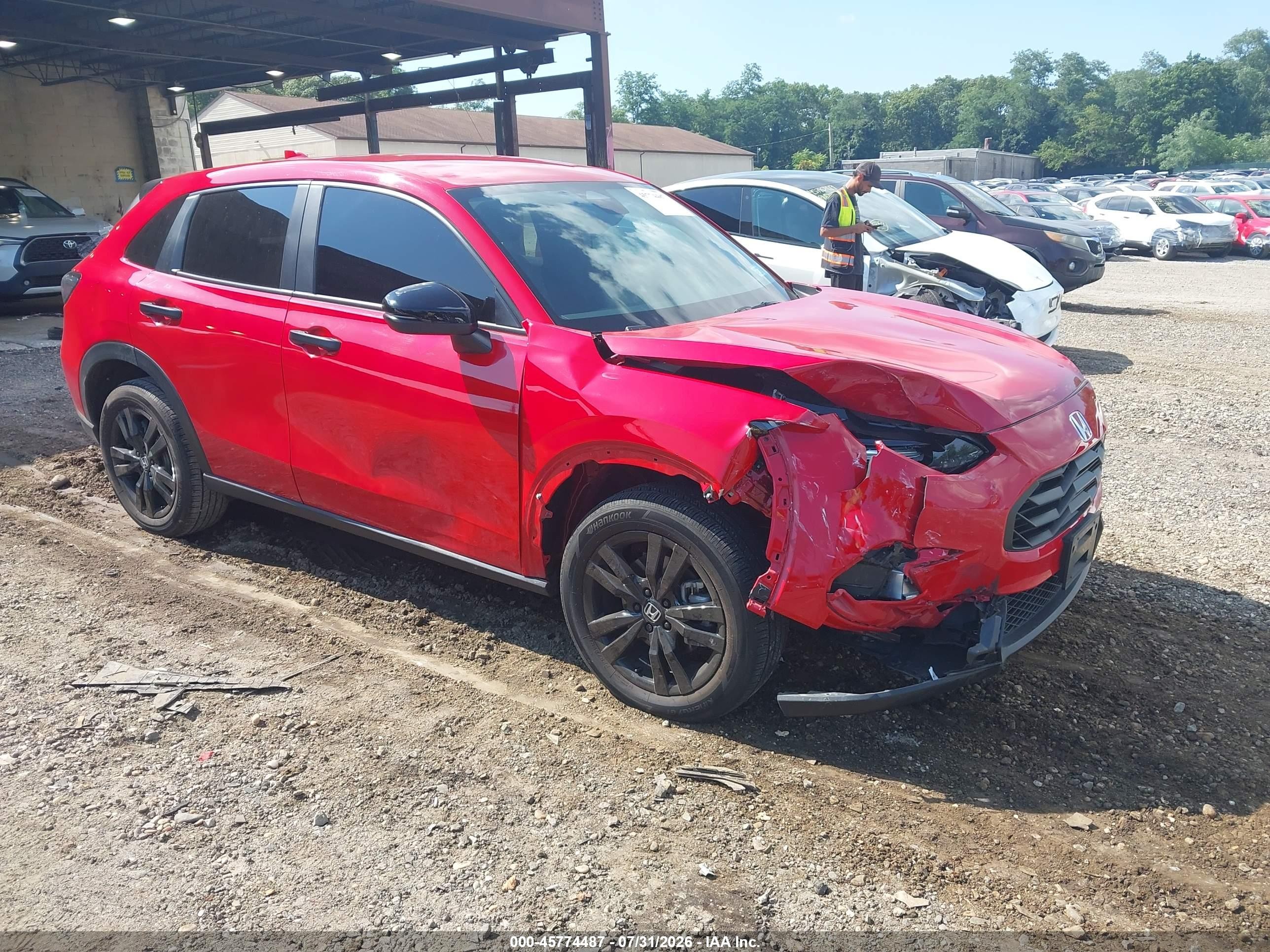 2026 Honda HR-V VIN 3CZRZ2H51TM702218 — IAAI salvage auction photo