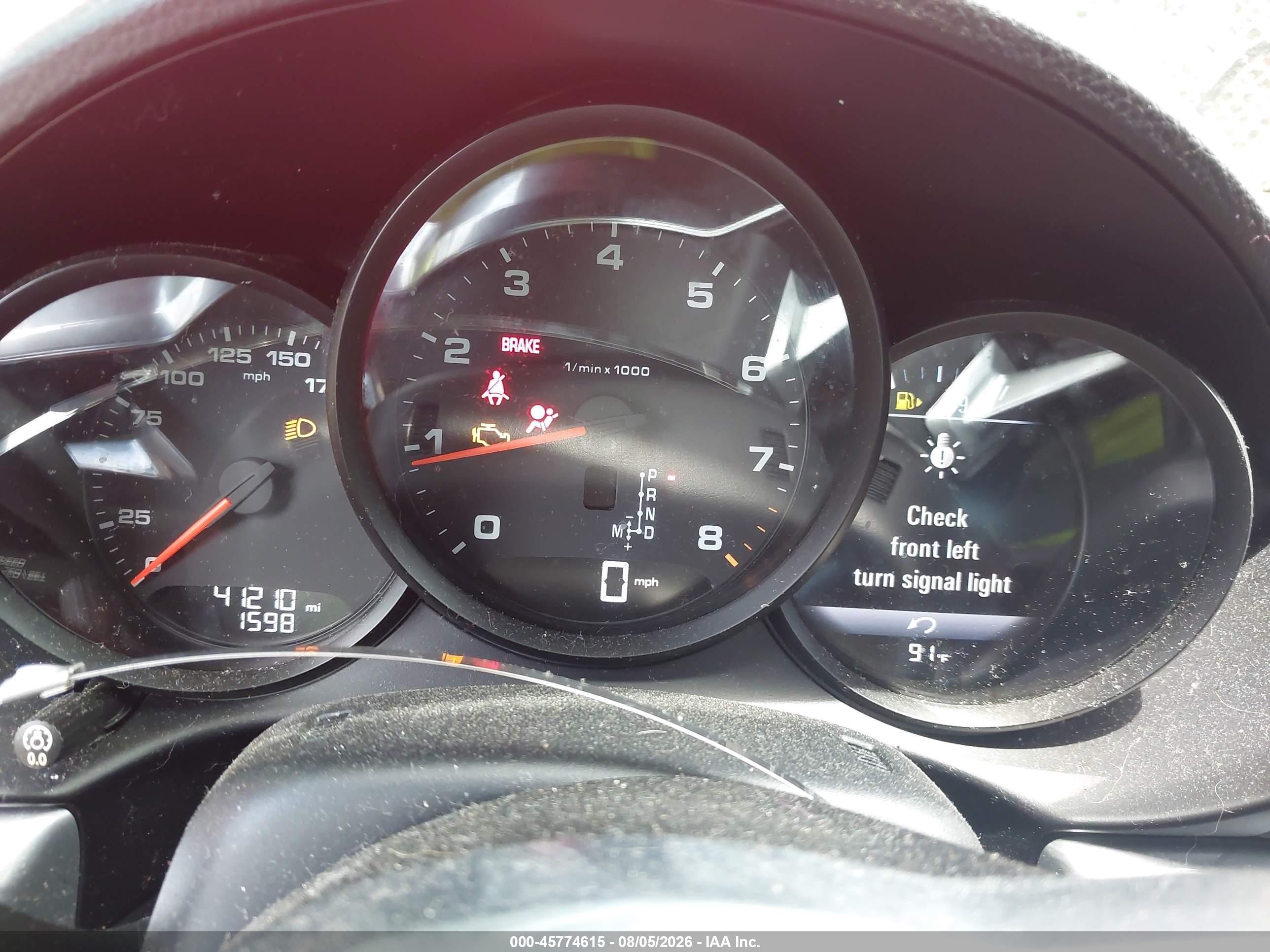 2018 Porsche 718 Cayman VIN WP0AA2A86JK260829 IAAI salvage auction — Front End, Salvage (North Carolina), sold $21,200 on 2026-09-23 (photo 7)