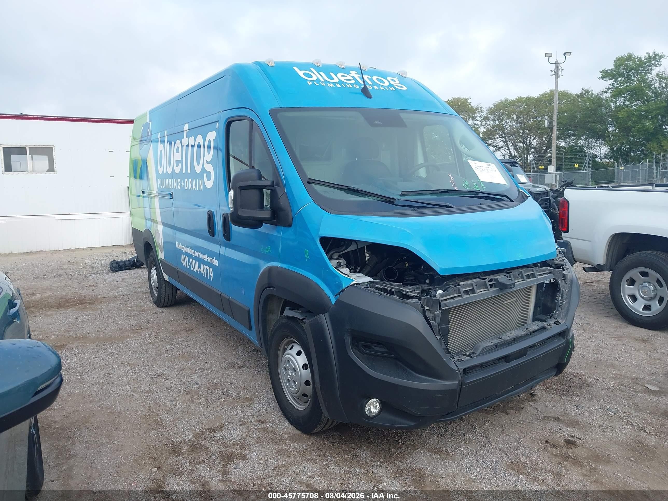 2023 Ram ProMaster 3500 VIN 3C6MRVJG2PE599279 — IAAI salvage auction photo
