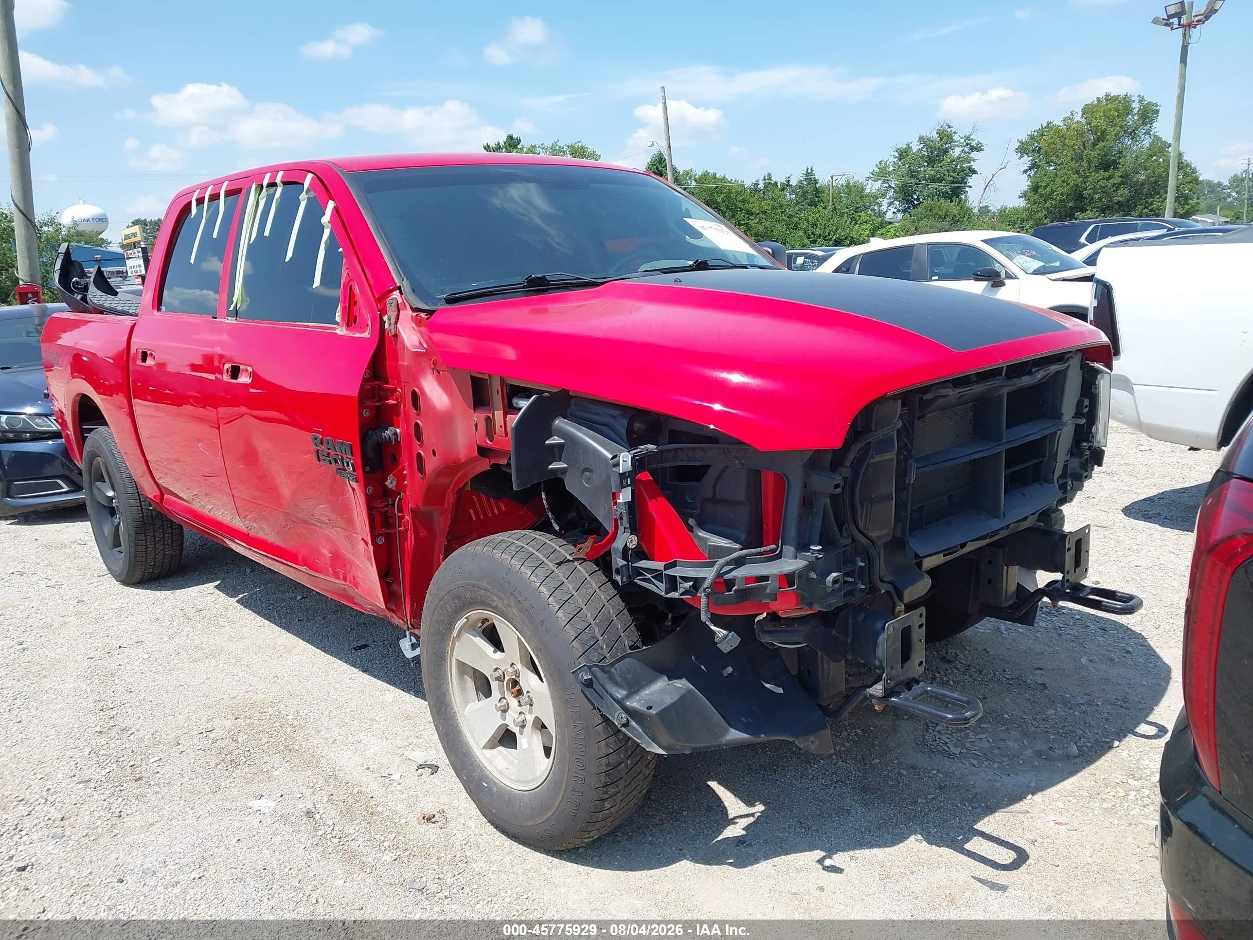 2020 Ram 1500 VIN 1C6RR7LT8LS161546 — IAAI salvage auction photo