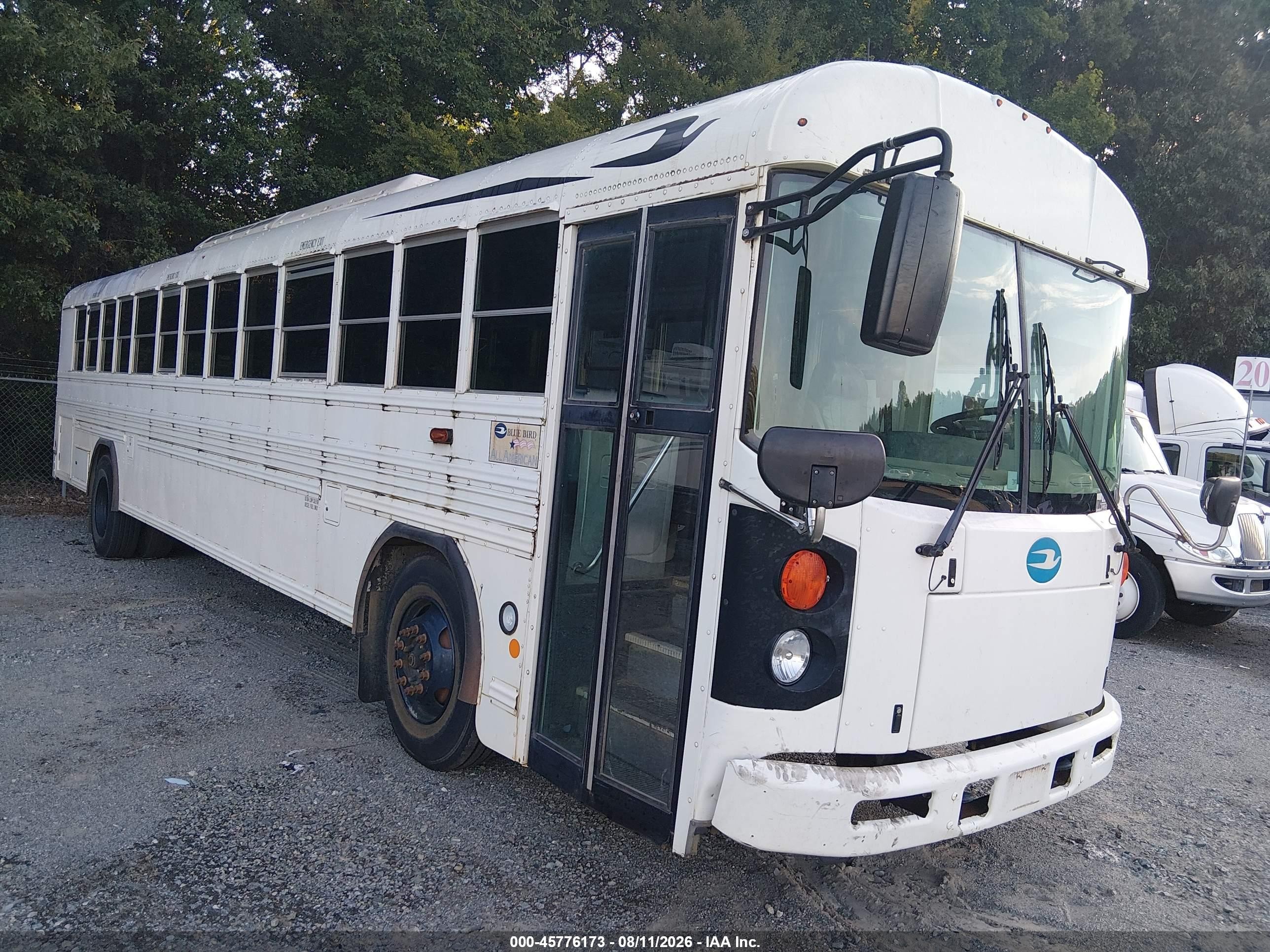 2015 Blue Bird School Bus / Transit Bus VIN 1BABNBPA3FF305383 — IAAI salvage auction photo