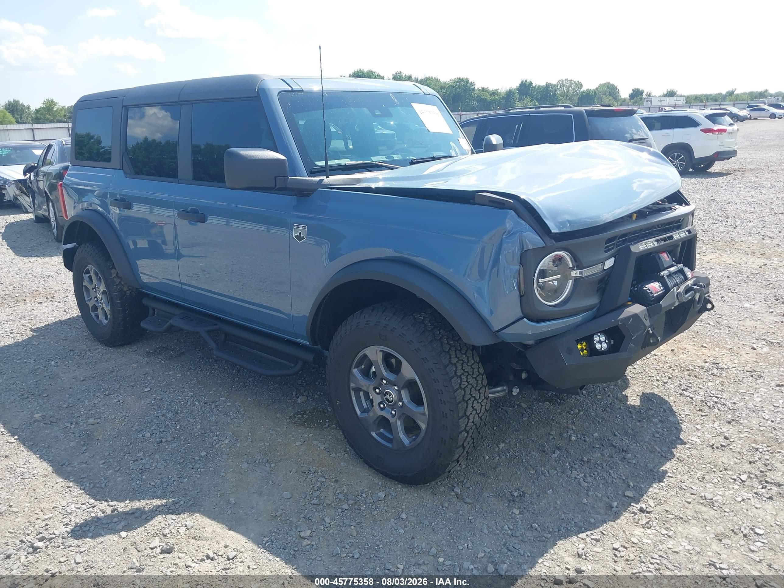 2025 Ford Bronco VIN 1FMDE7BH1SLB02483 — IAAI salvage auction photo