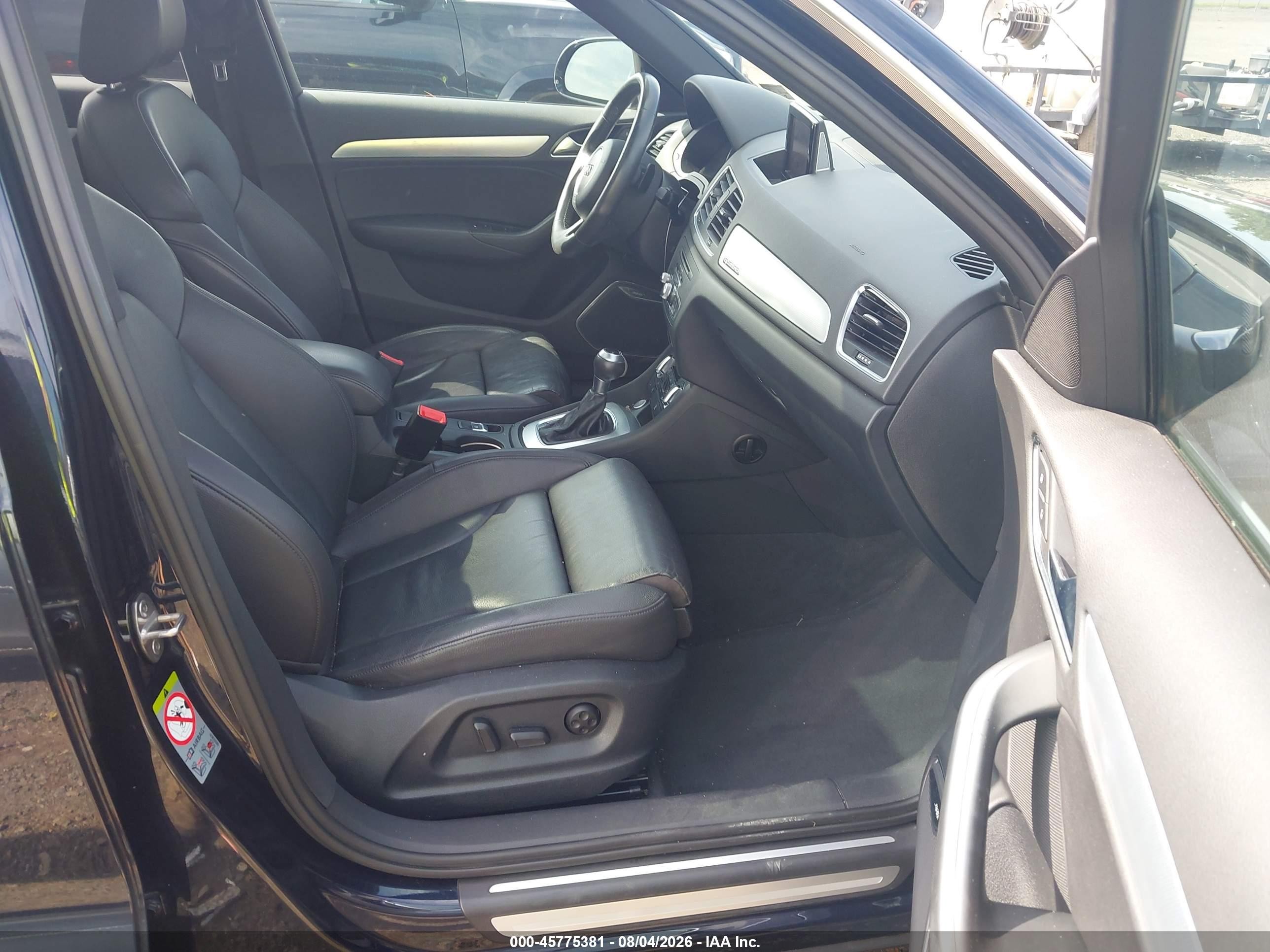 2015 Audi Q3 VIN WA1GFCFSXFR008094 IAAI salvage auction — Front End, Wait Title, sold $2,000 on 2026-09-20 (photo 5)