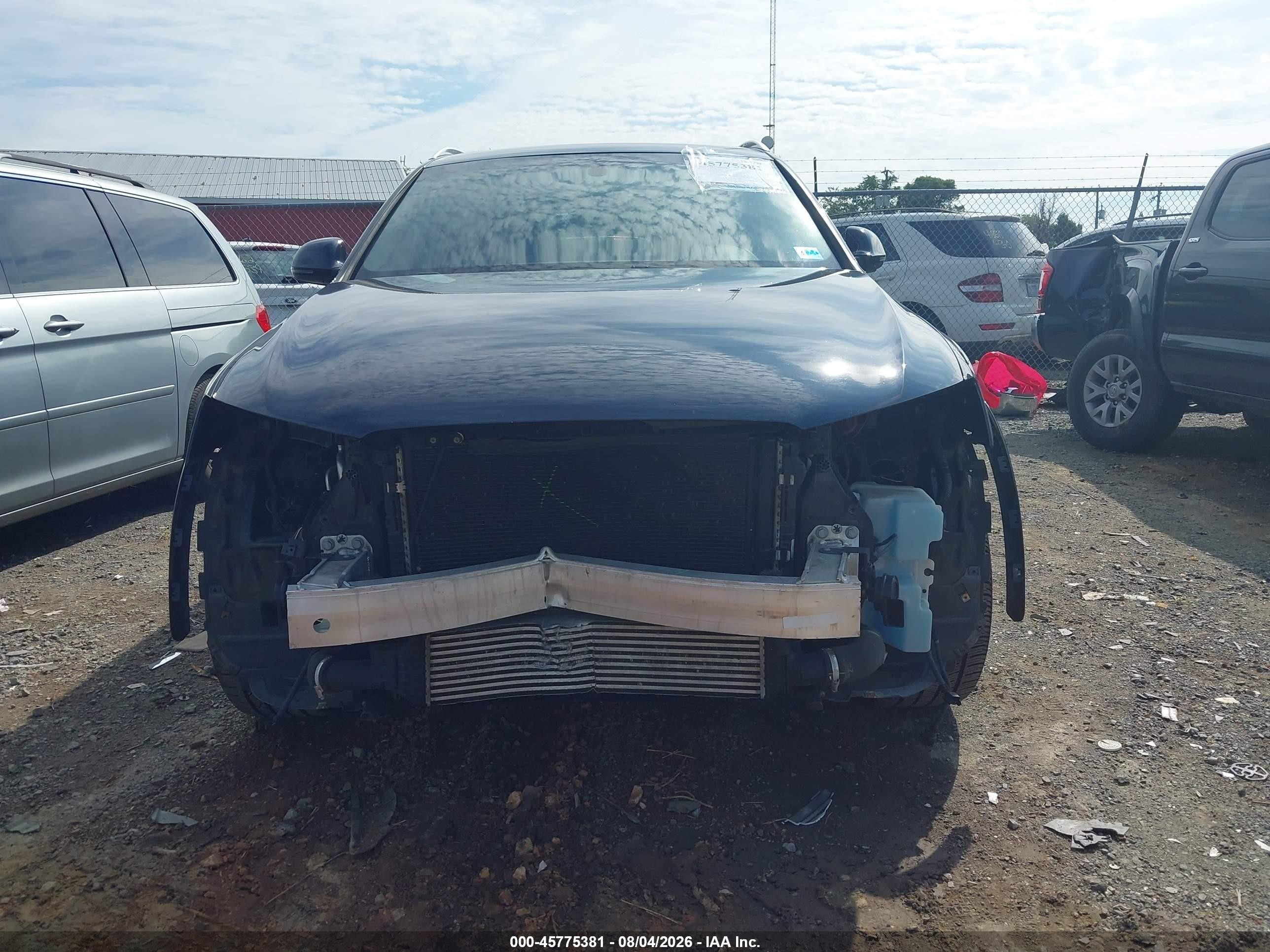 2015 Audi Q3 VIN WA1GFCFSXFR008094 IAAI salvage auction — Front End, Wait Title, sold $2,000 on 2026-09-20 (photo 6)