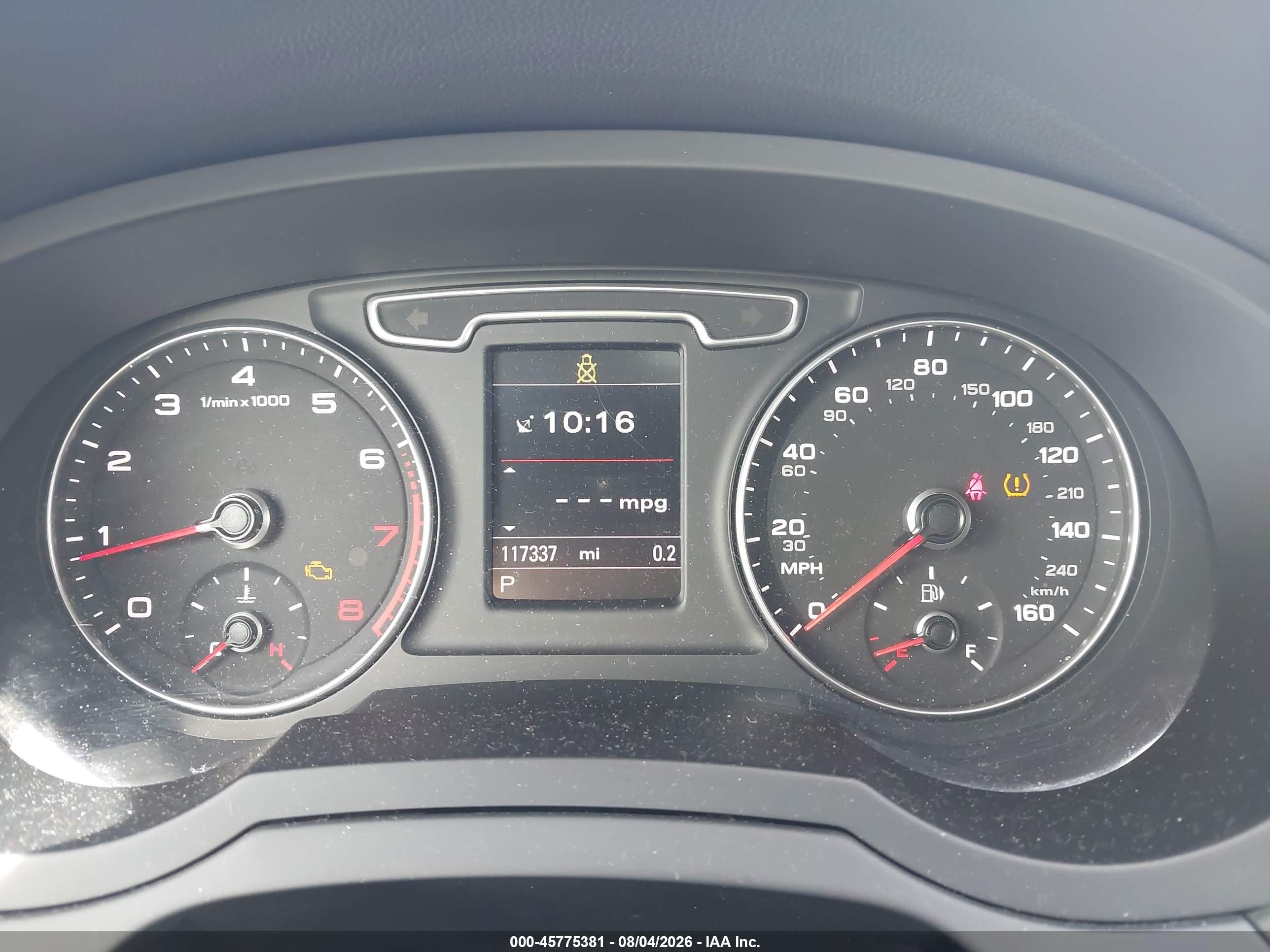 2015 Audi Q3 VIN WA1GFCFSXFR008094 IAAI salvage auction — Front End, Wait Title, sold $2,000 on 2026-09-20 (photo 7)