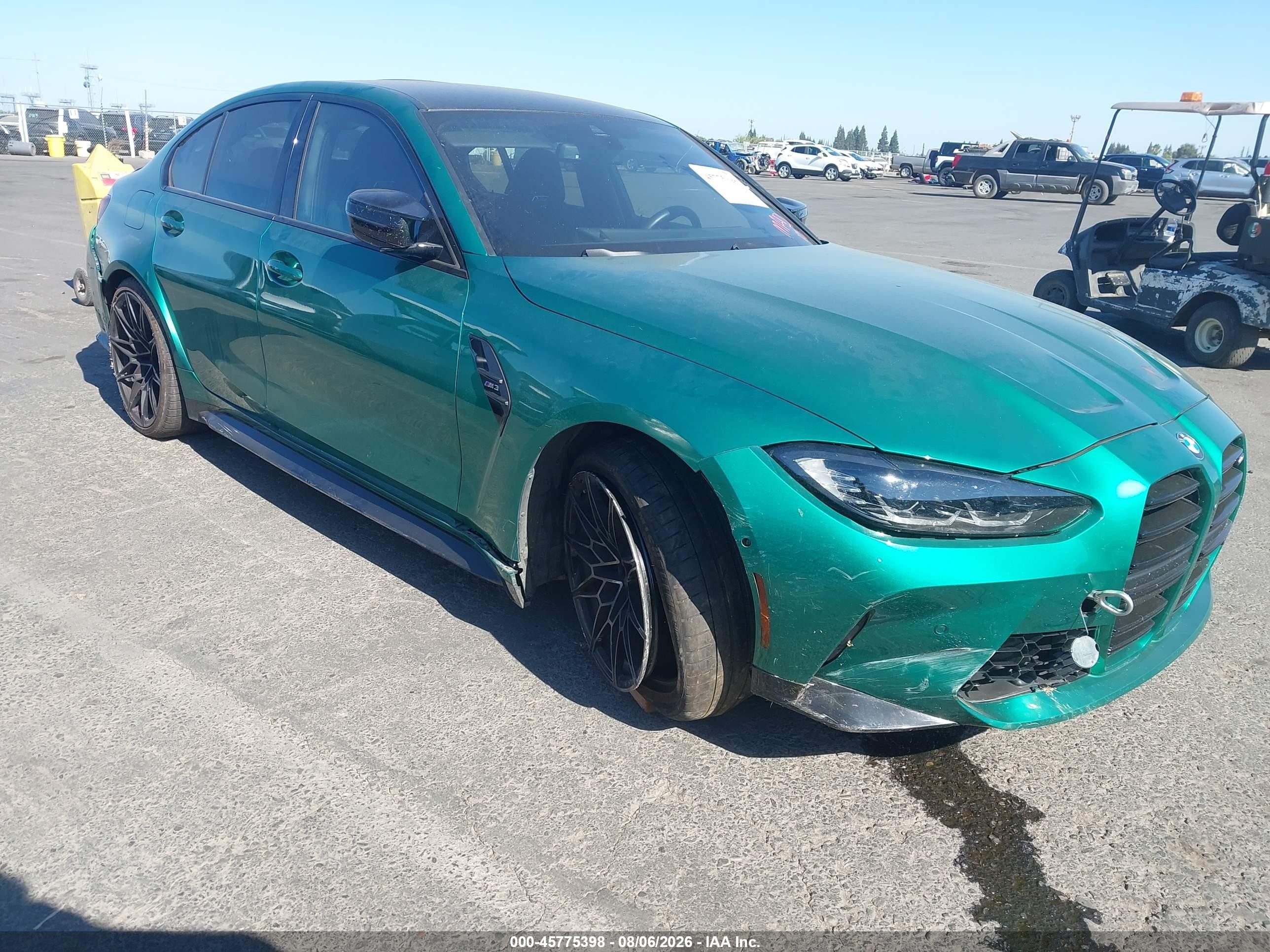2024 BMW M3 VIN WBS53AY02RFS24218 — IAAI salvage auction photo
