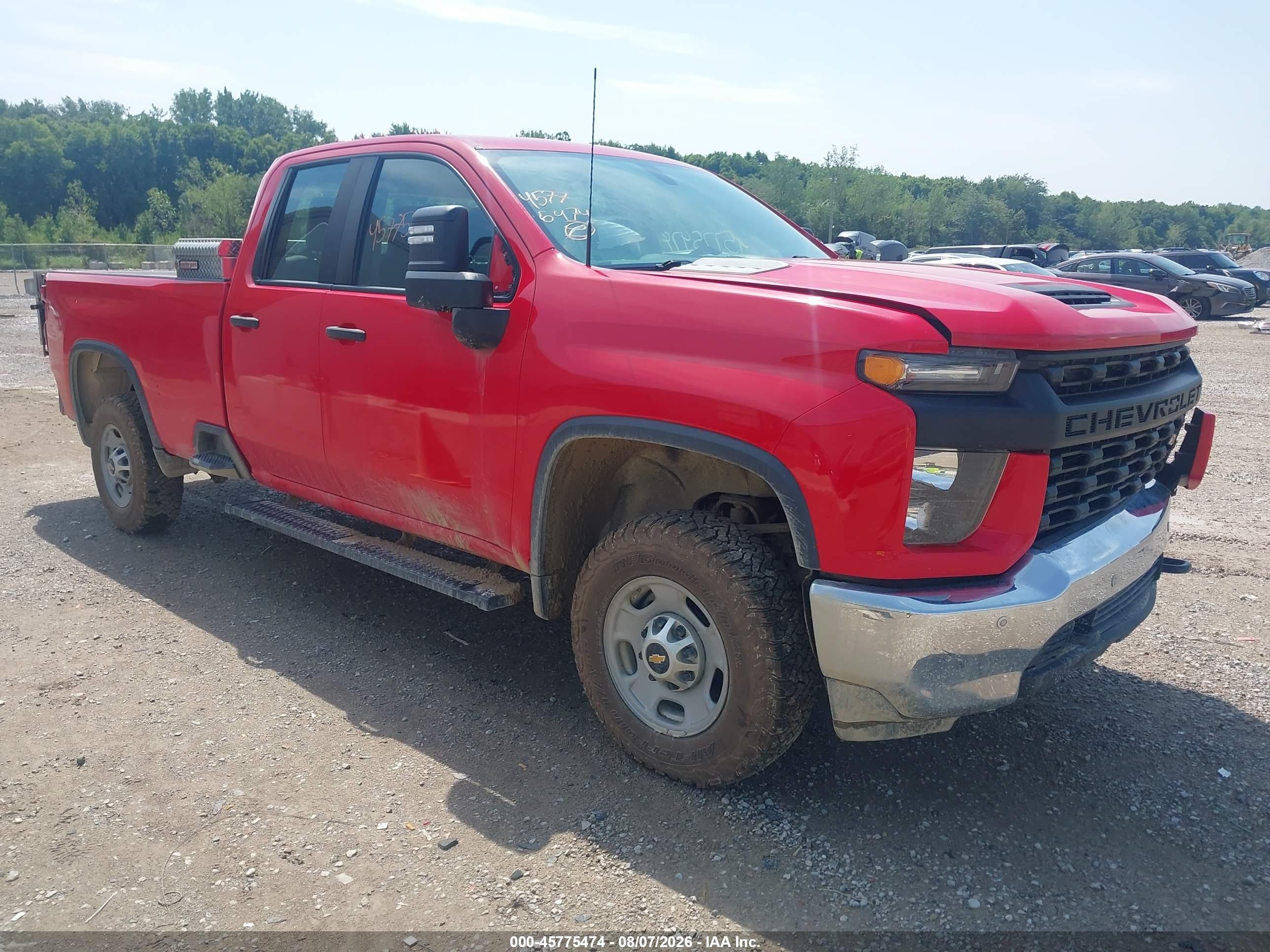 2021 Chevrolet Silverado 2500 VIN 1GC2WLE7XMF248032 — IAAI salvage auction photo