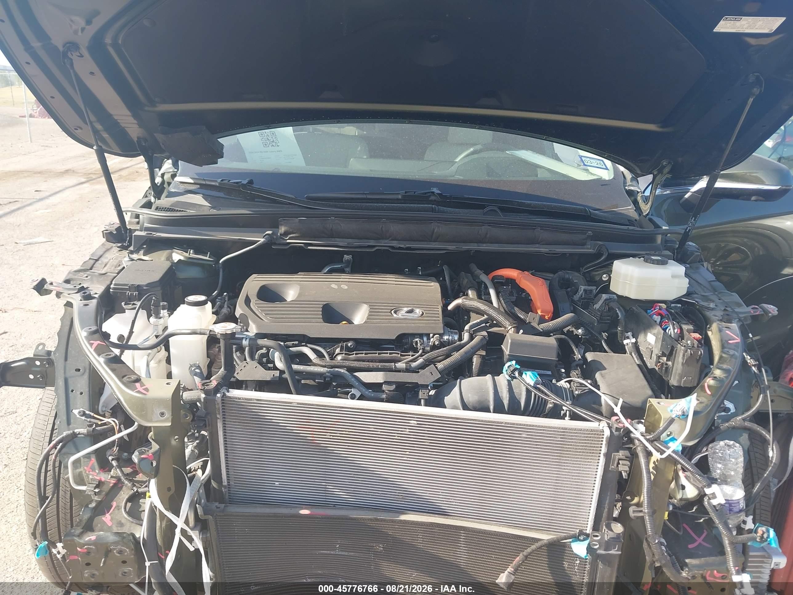 2024 Lexus Rx VIN 2T2BBMCA5RC040698 IAAI salvage auction — Front End, Salvage (Texas), sold $24,700 on 2026-09-03 (photo 9)