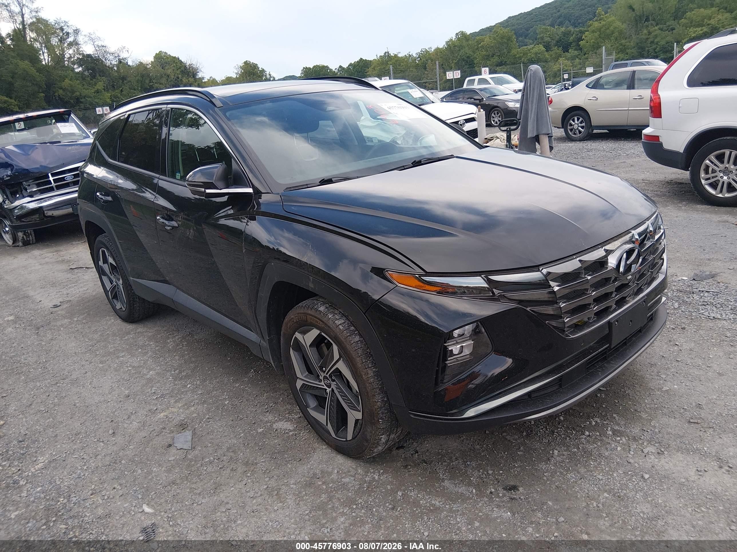 2024 Hyundai Tucson VIN 5NMJECDE8RH374754 — IAAI salvage auction photo