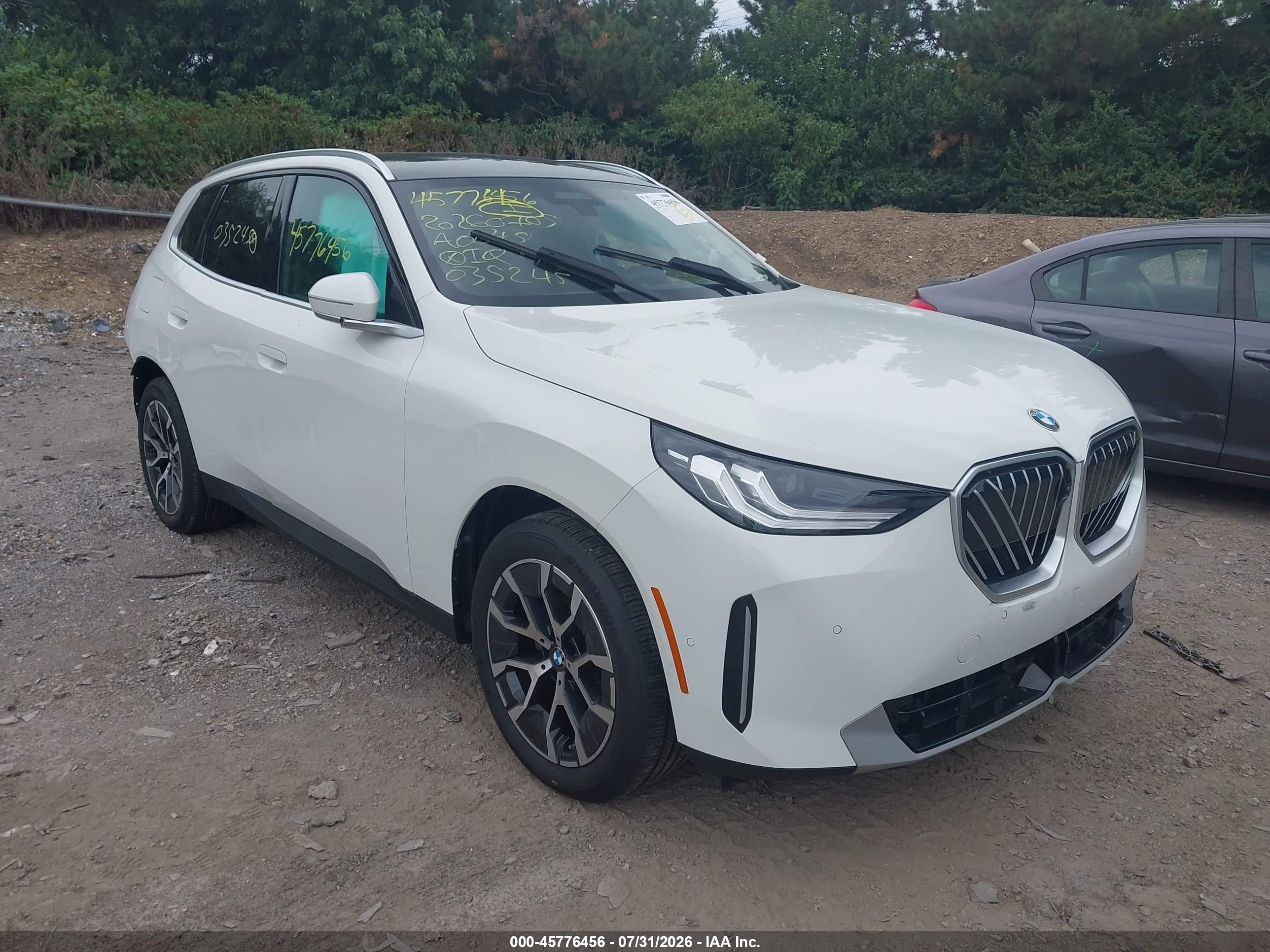 2025 BMW X3 VIN 5UX53GP04S9035245 — IAAI salvage auction photo