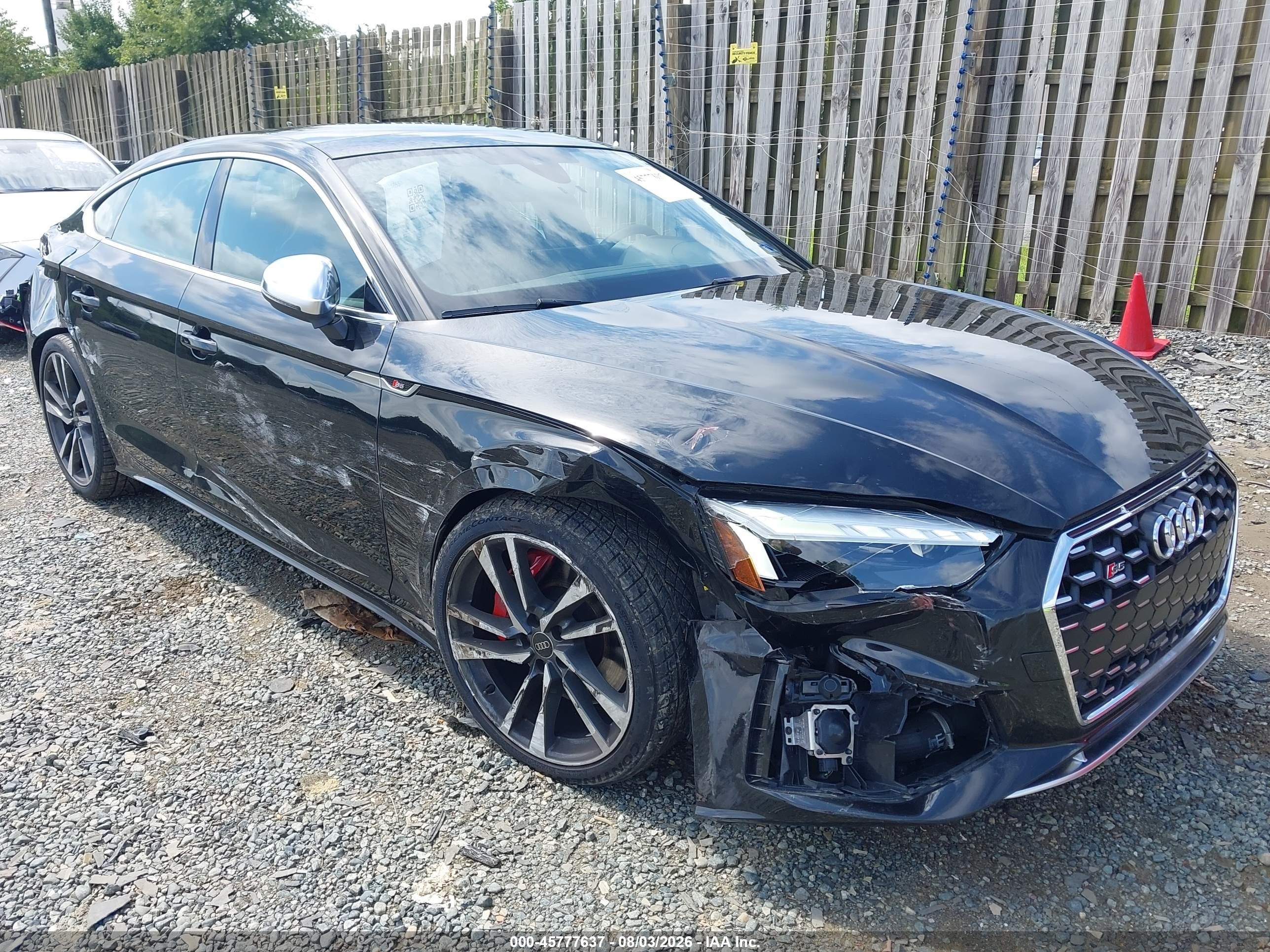 2023 Audi S5 Sportback VIN WAUC4CF51PA059646 — IAAI salvage auction photo