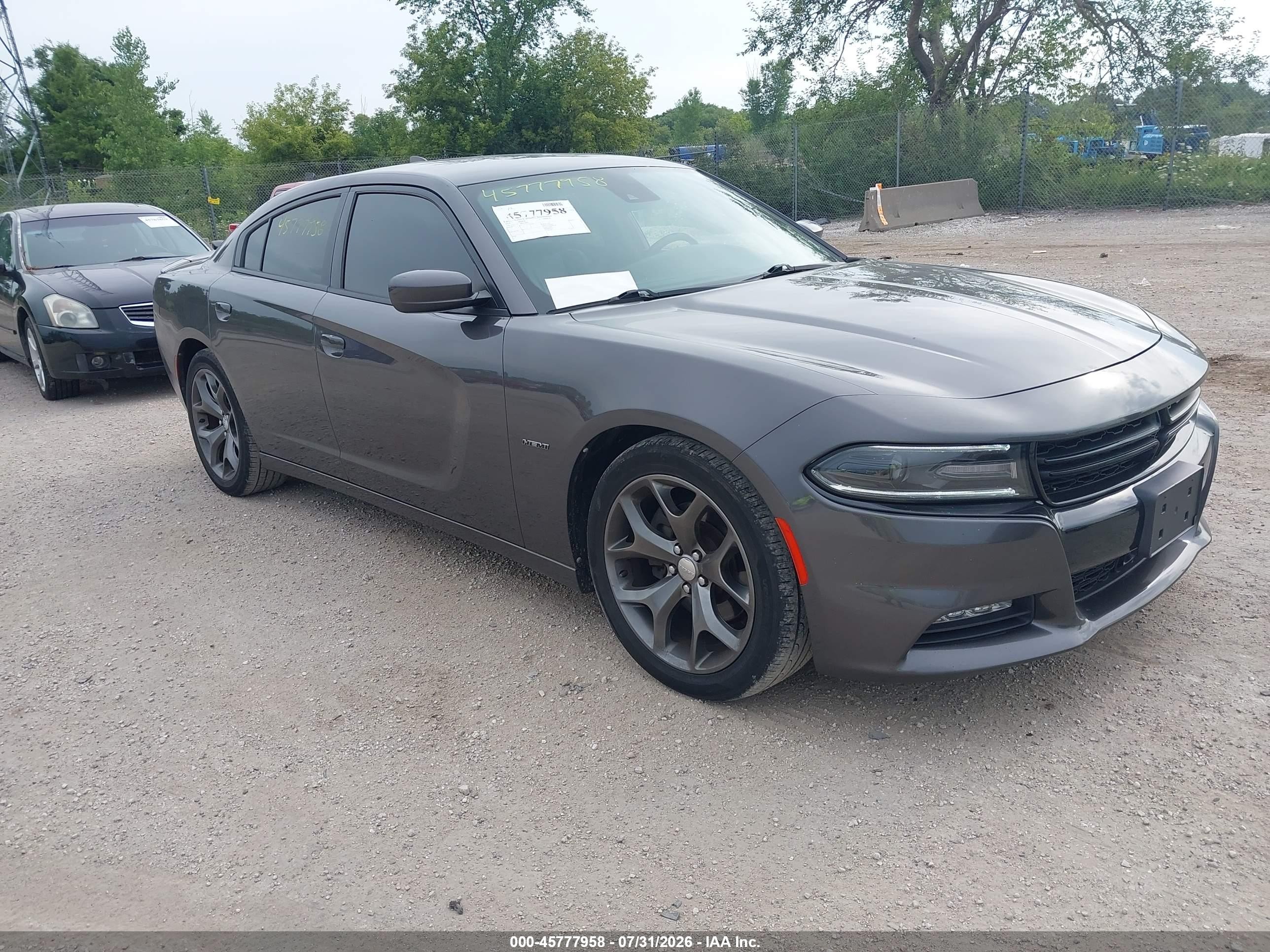 2015 Dodge Charger VIN 2C3CDXCT3FH778656 — IAAI salvage auction photo