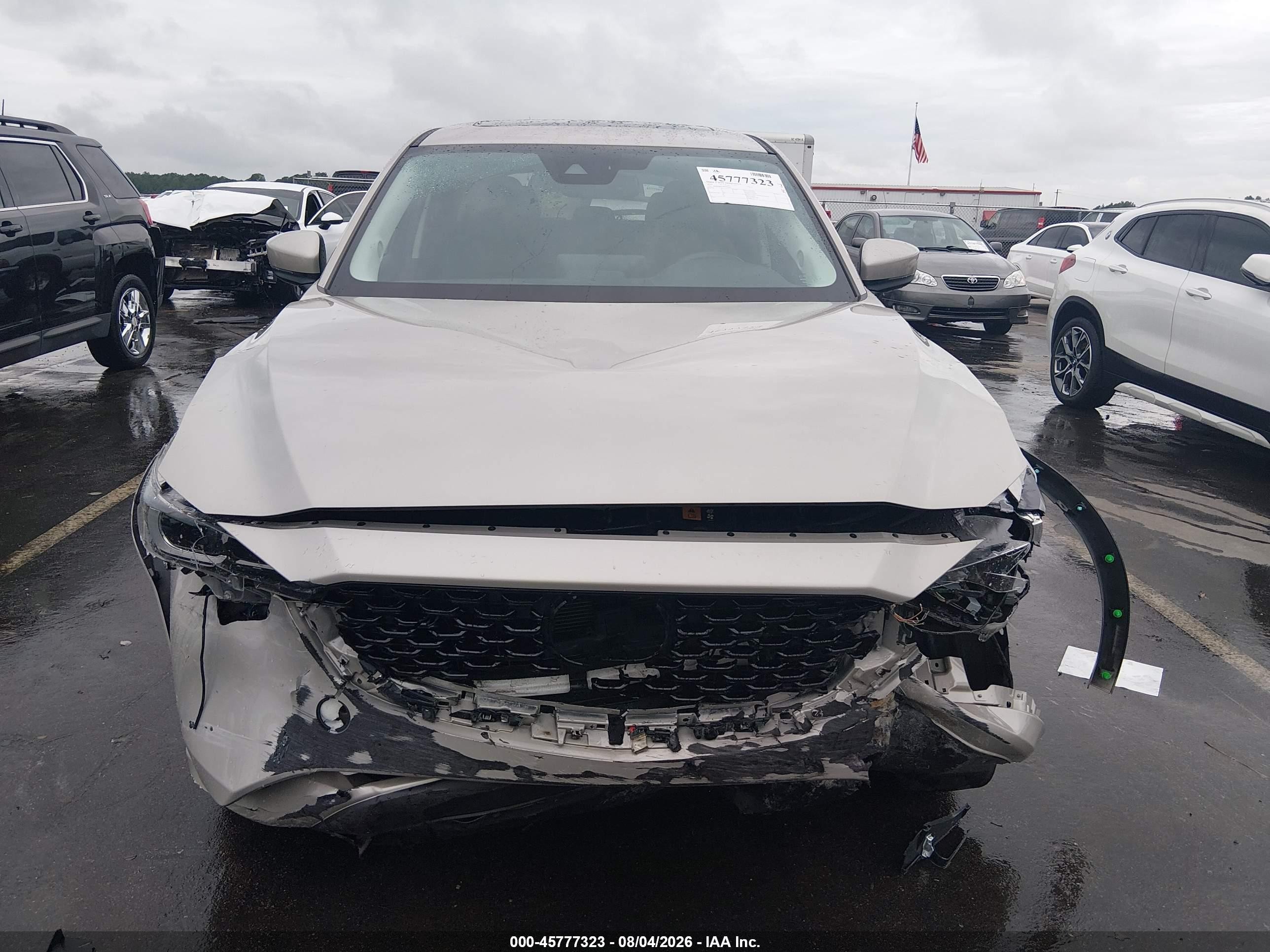 2024 Mazda CX-5 VIN JM3KFBCL5R0475446 IAAI salvage auction — Front End, Salvage (North Carolina), sold $5,100 on 2026-09-11 (photo 6)