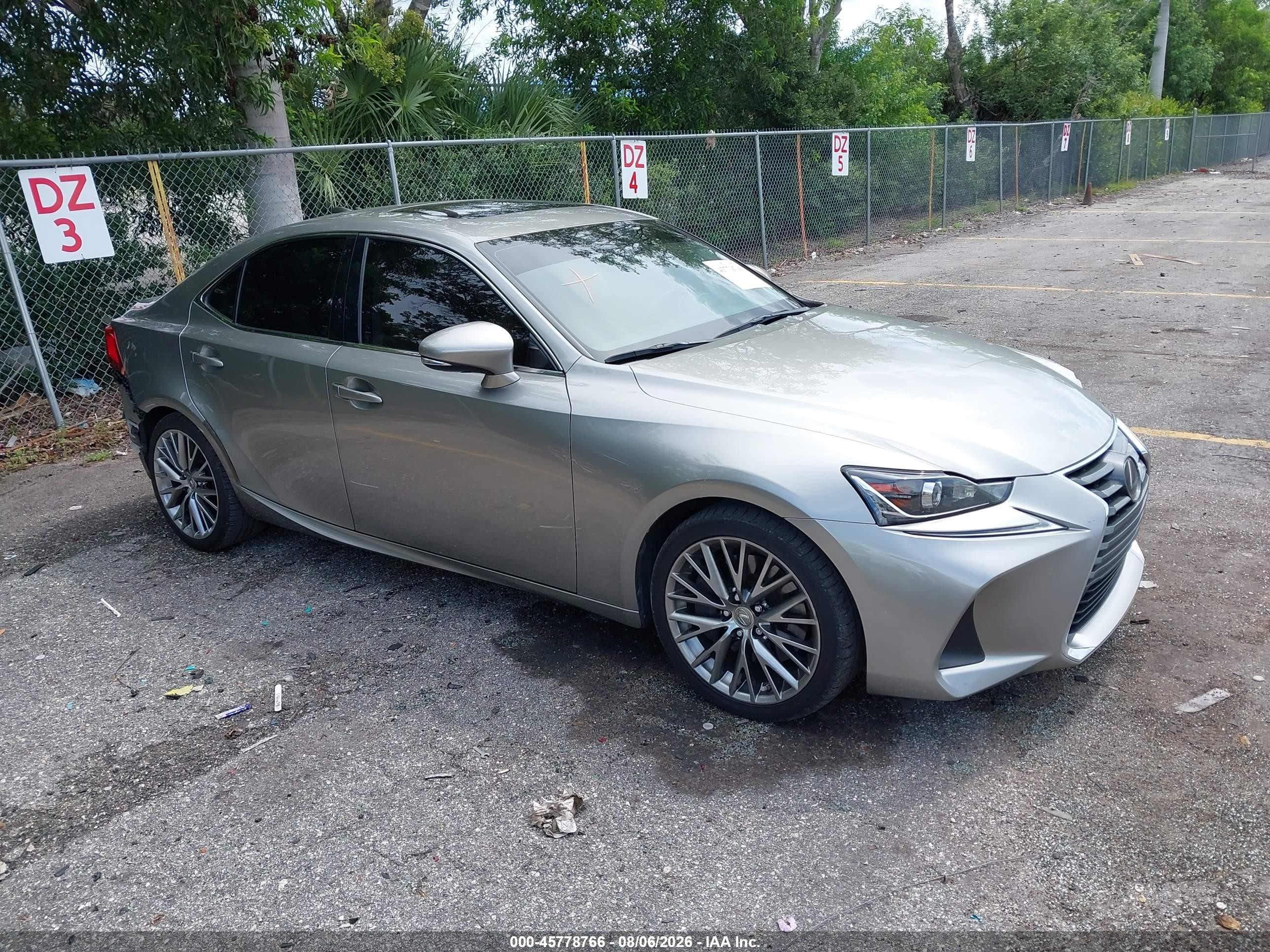 2017 Lexus VIN JTHBA1D24H5054101 IAAI salvage auction — Rear End, Rebuildable (Florida), sold $6,775 on 2026-09-12 (photo 1)