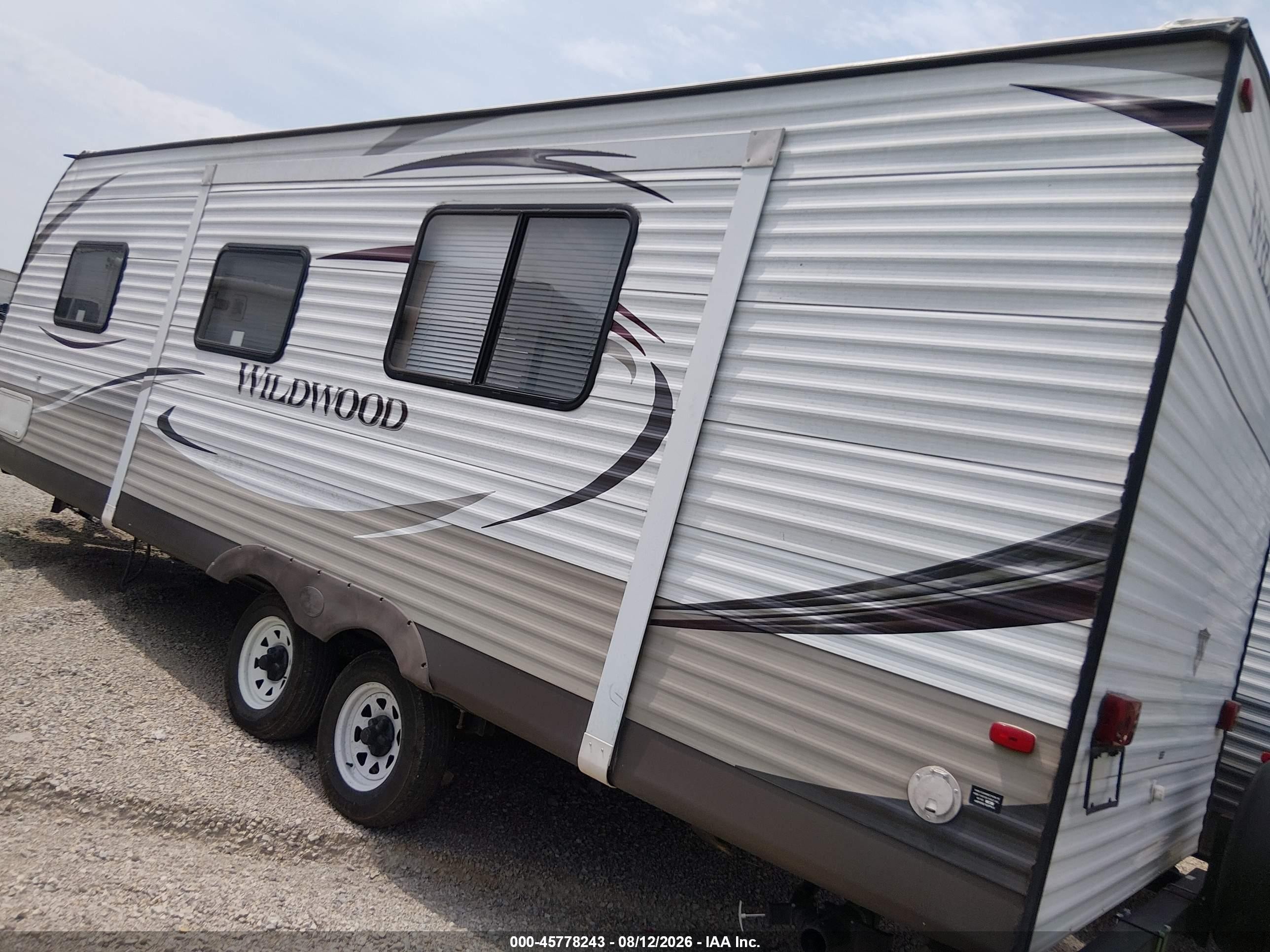 2014 Forest River Wildwood VIN 4X4YWDB20EA250920 IAAI salvage auction — Unknown, Salvage (Missouri), sold $2,150 on 2026-09-23 (photo 3)