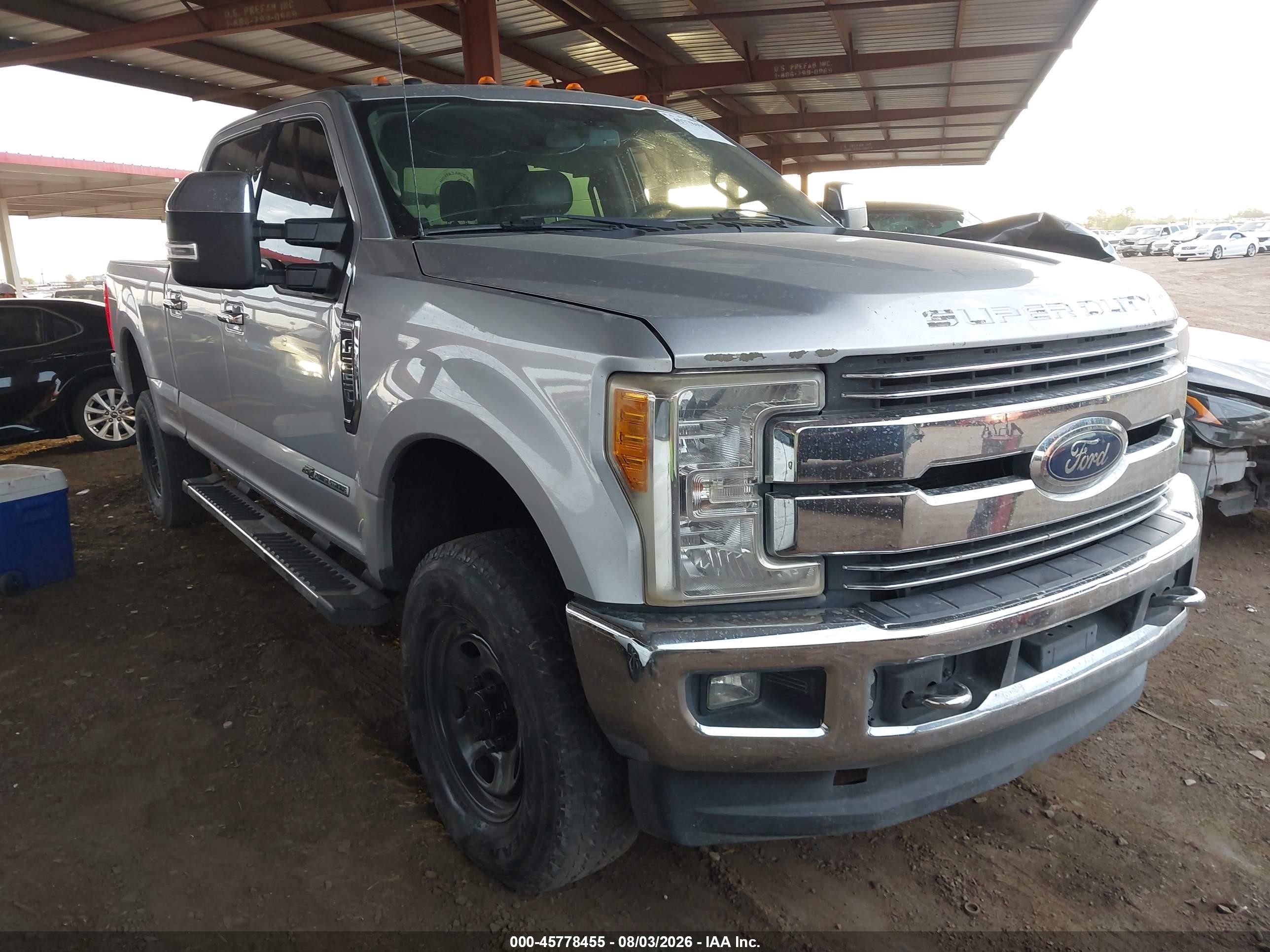 2017 Ford F-250 VIN 1FT7W2BT2HEE45502 — IAAI salvage auction photo