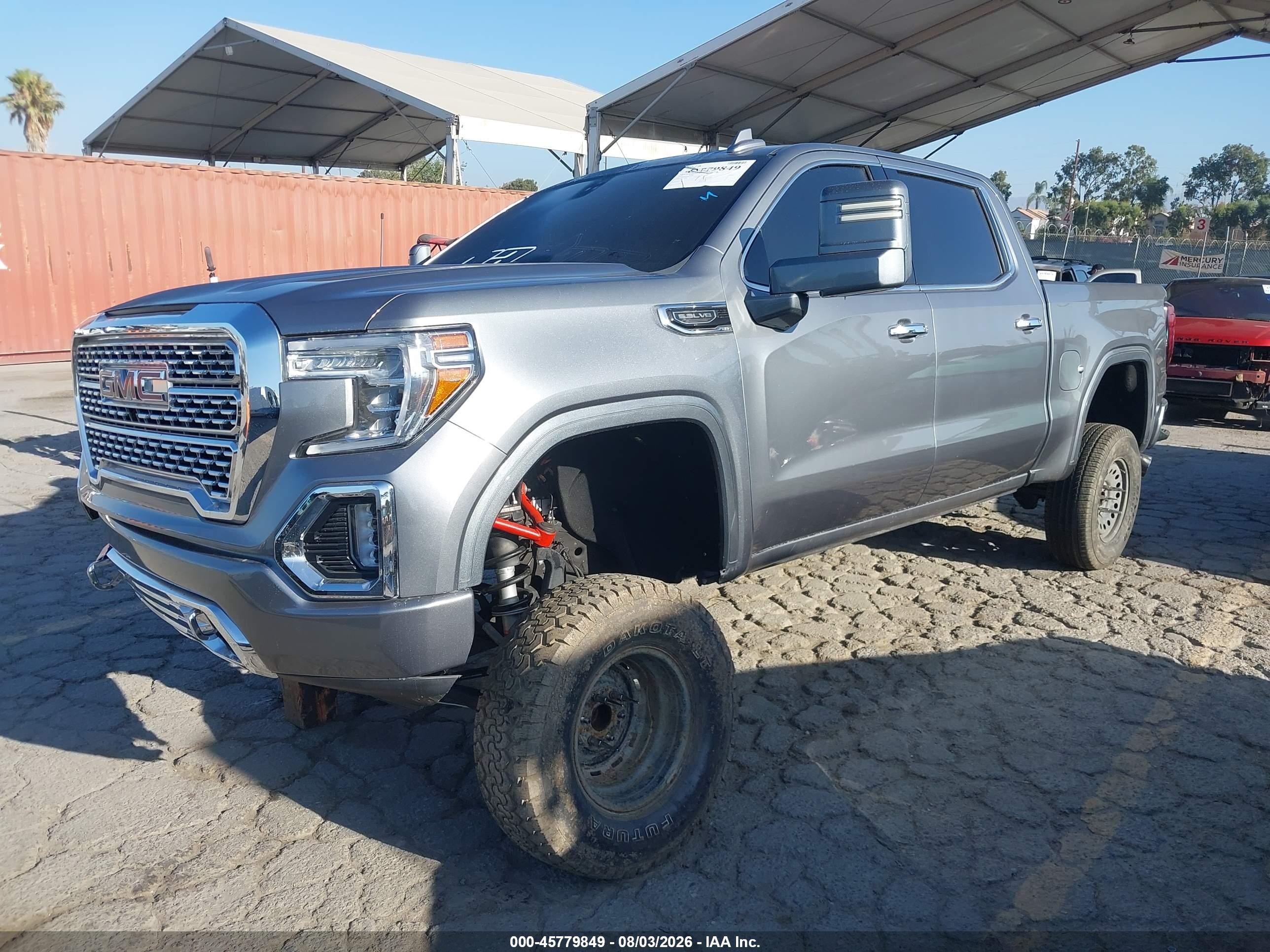 2020 Gmc SIERRA VIN 3GTP8DED5LG356597 IAAI salvage auction — Side, Salvage (California), sold $9,500 on 2026-09-03 (photo 2)