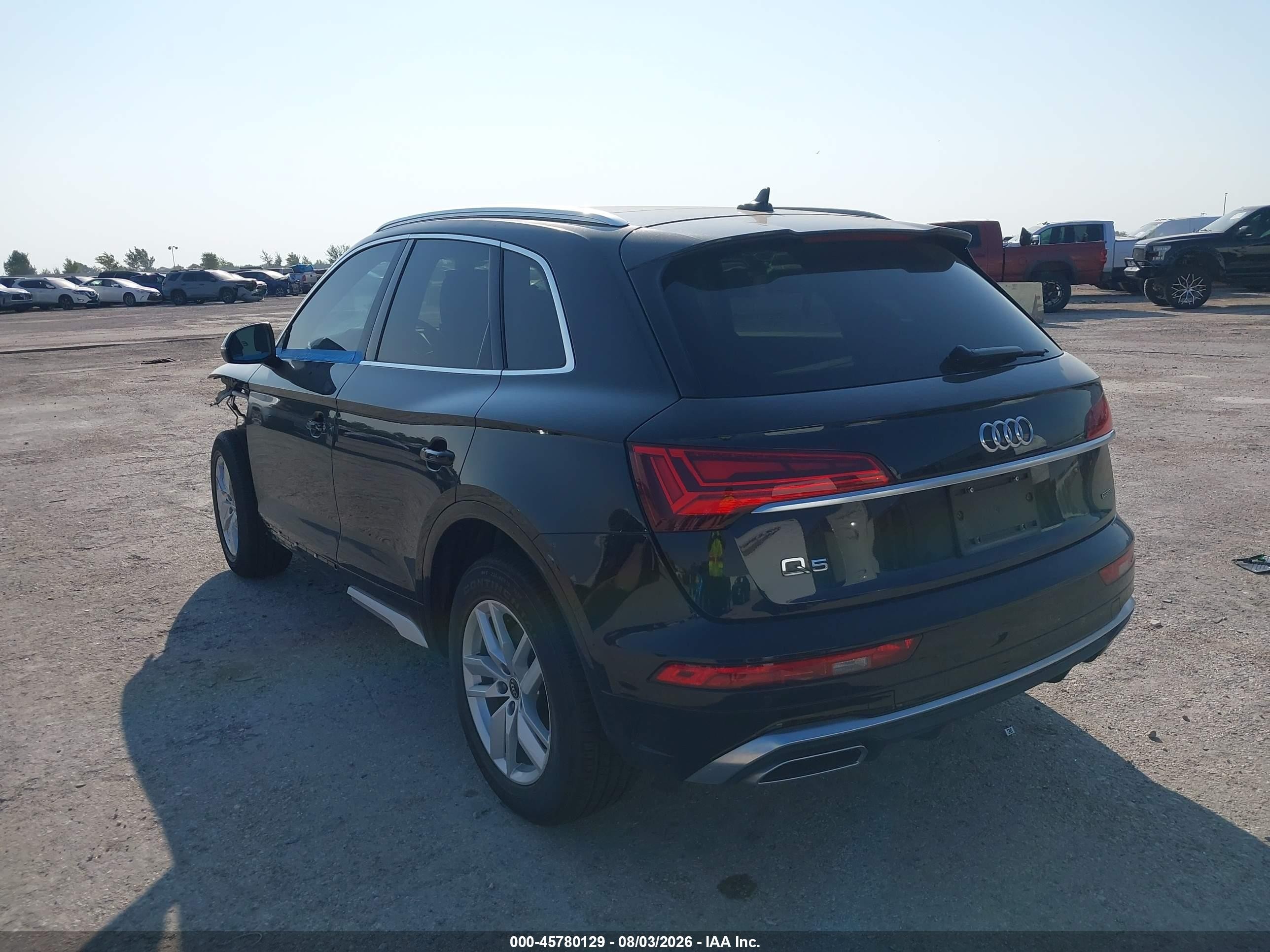 2023 Audi Q5 VIN WA1GAAFY3P2104991 IAAI salvage auction — Unknown, Wait Title, sold $9,800 on 2026-09-20 (photo 3)