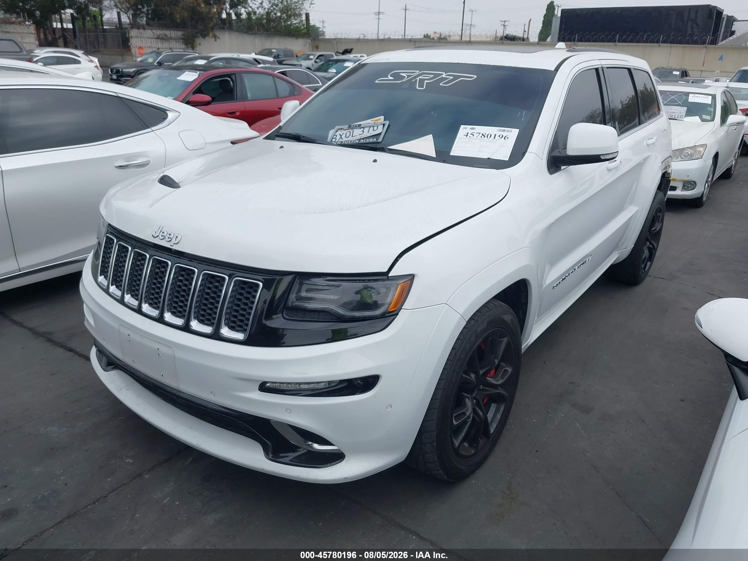 2015 Jeep Grand Cherokee VIN 1C4RJFDJ5FC917999 IAAI salvage auction — Vandalized, Salvage Certificate (California), sold $5,600 on 2026-09-13 (photo 2)