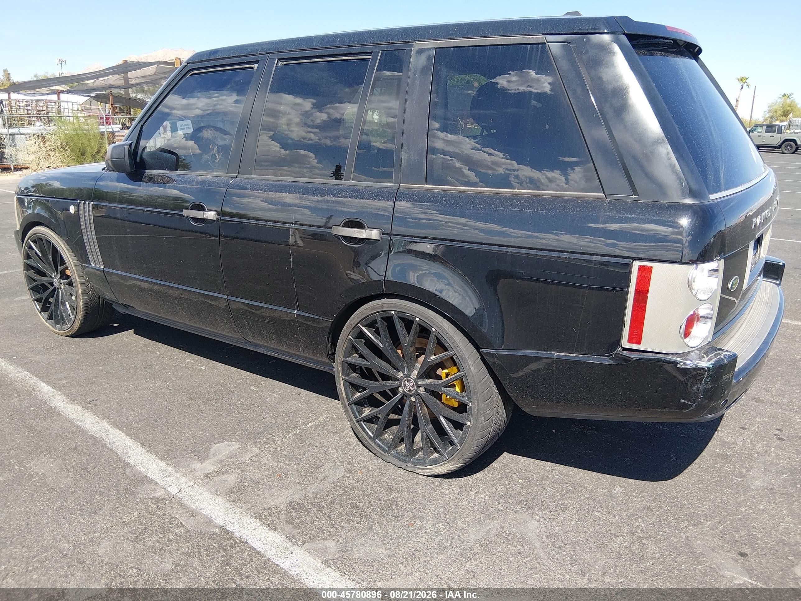 2006 Land rover RANGE ROVER VIN SALME15476A207954 IAAI salvage auction — Normal Wear, Regular (Nevada), sold $275 on 2026-09-11 (photo 3)