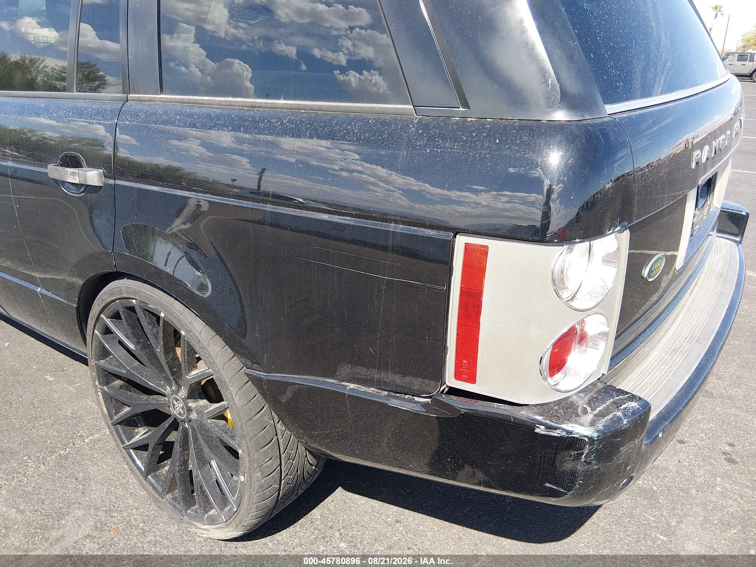 2006 Land rover RANGE ROVER VIN SALME15476A207954 IAAI salvage auction — Normal Wear, Regular (Nevada), sold $275 on 2026-09-11 (photo 6)