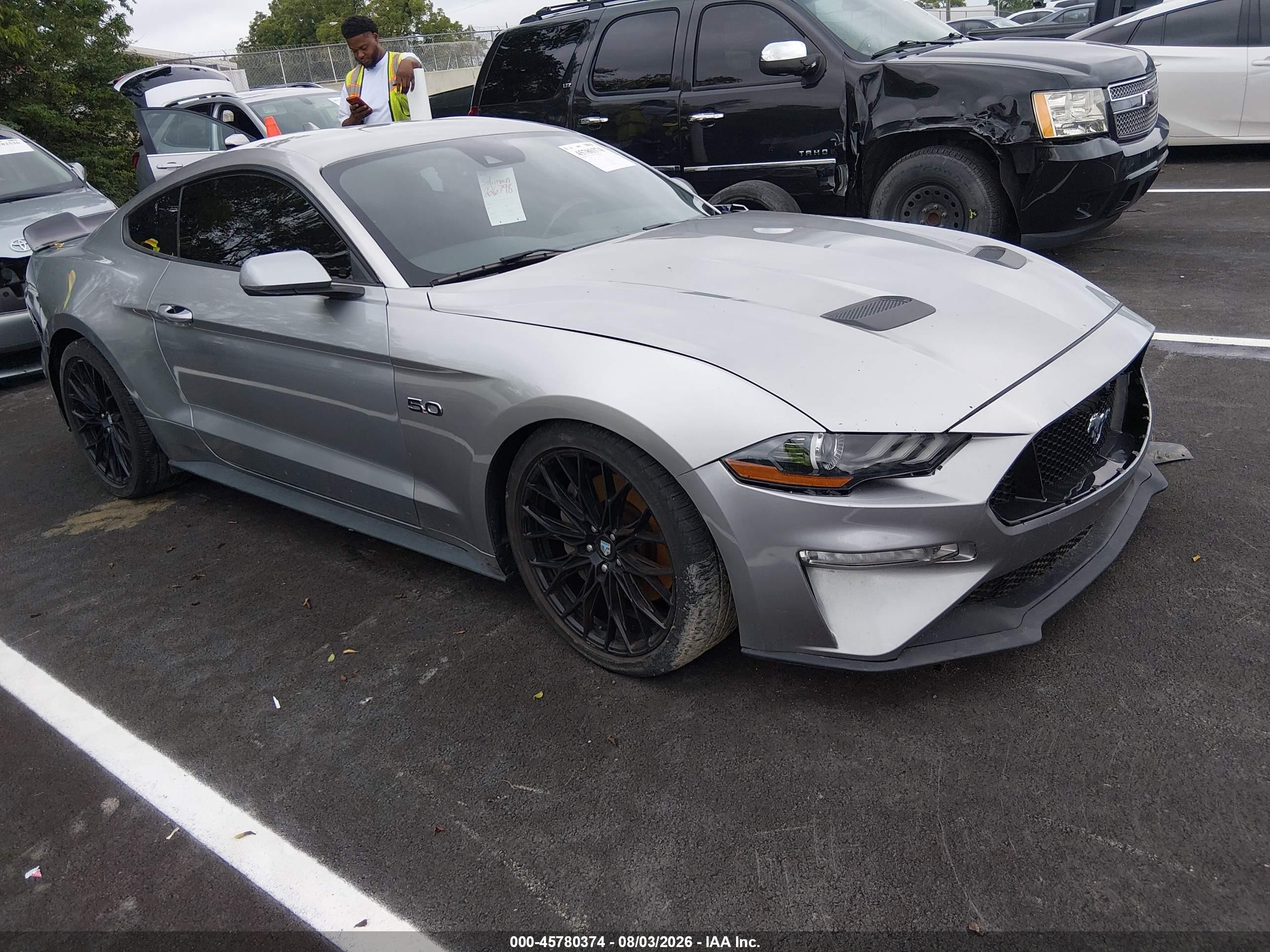 2022 Ford Mustang VIN 1FA6P8CF5N5138766 — IAAI salvage auction photo