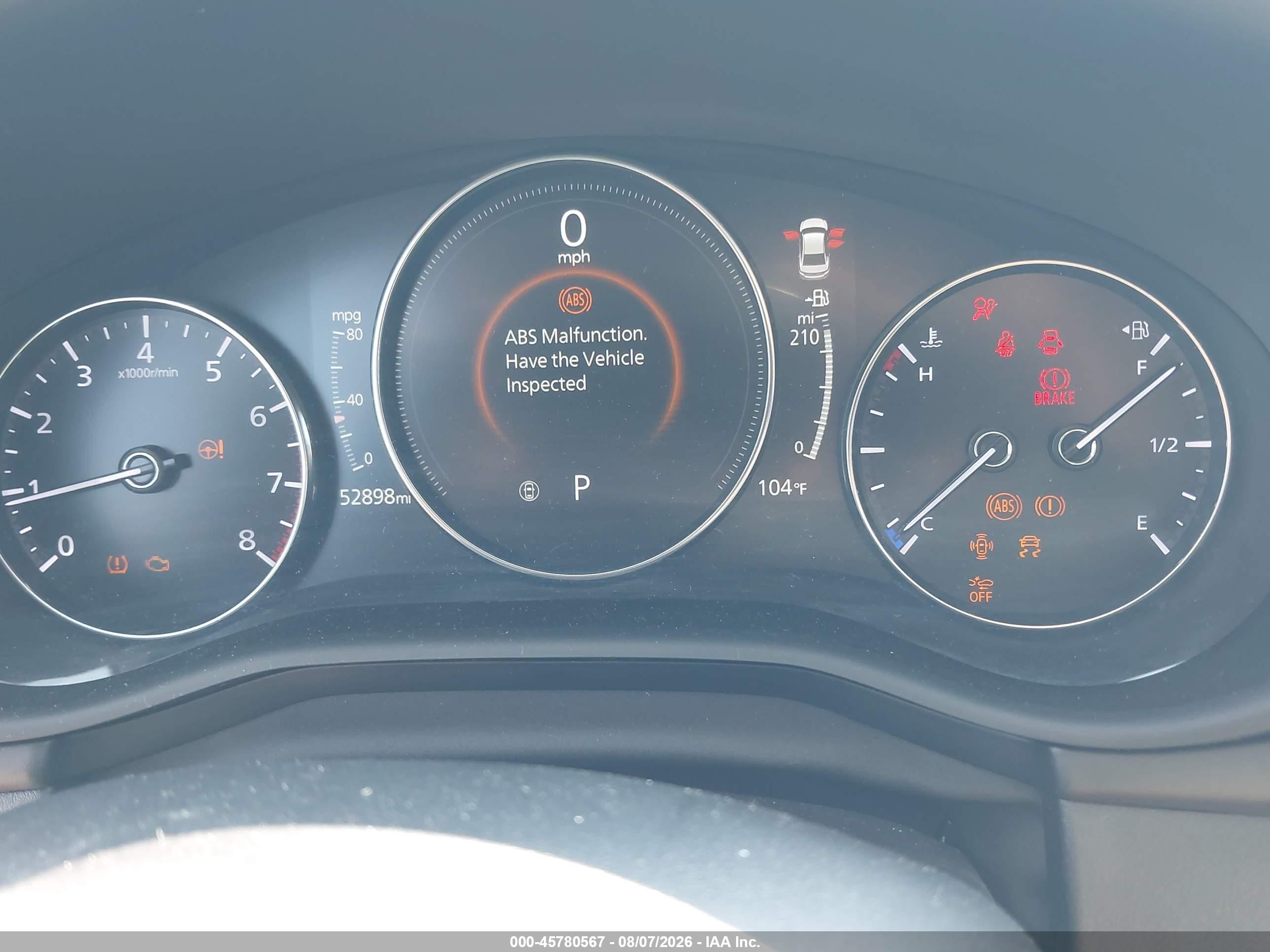 2023 Mazda 3 VIN 3MZBPABM8PM361331 IAAI salvage auction — Front End, Salvage (Illinois), sold $3,450 on 2026-09-12 (photo 6)