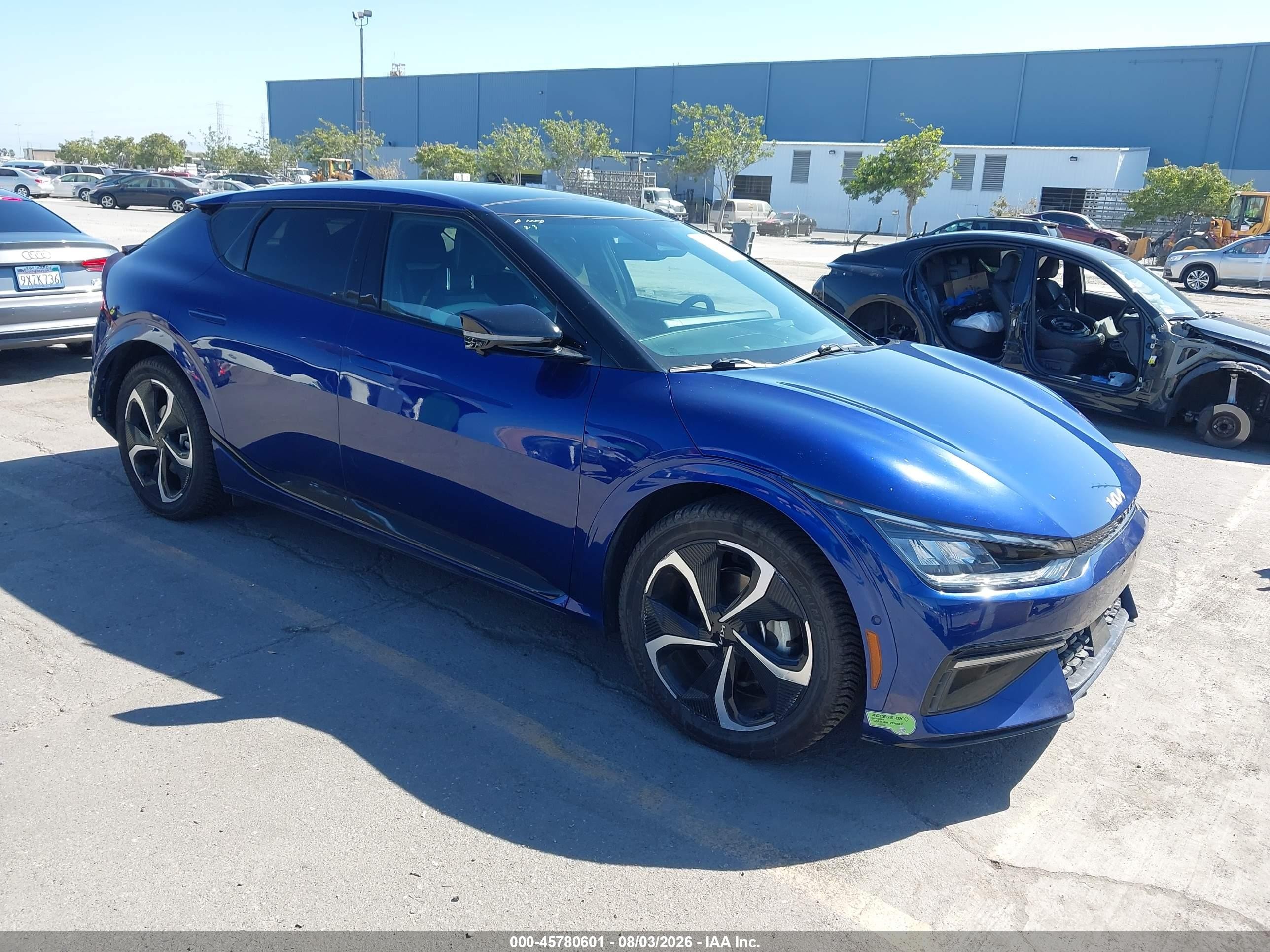 2022 Kia EV6 VIN KNDC4DLC3N5059813 — IAAI salvage auction photo