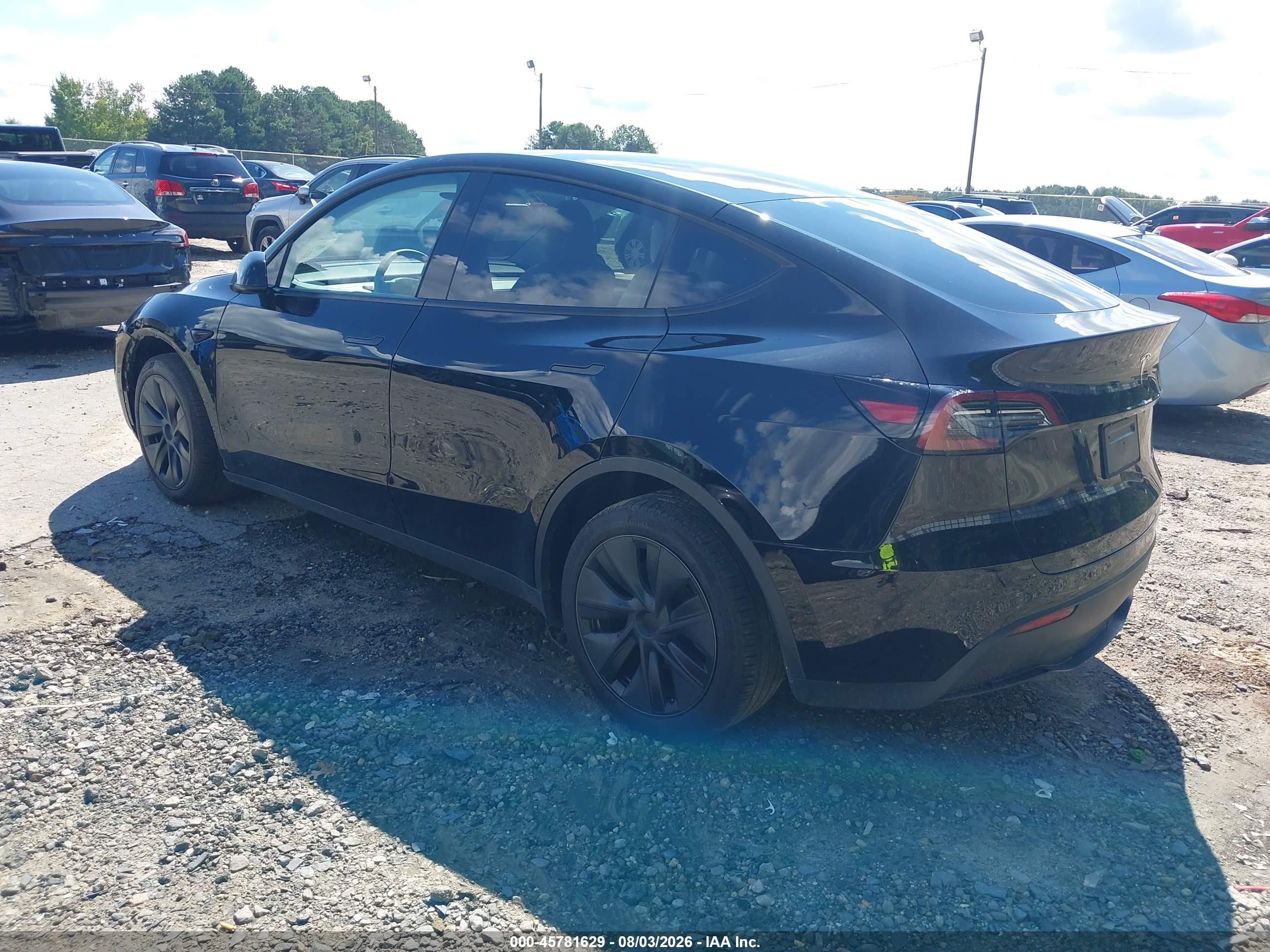 2025 Tesla Model Y VIN 7SAYGDEE5SA359391 IAAI salvage auction — Front End, Salvage (Georgia), sold $16,000 on 2026-09-12 (photo 3)