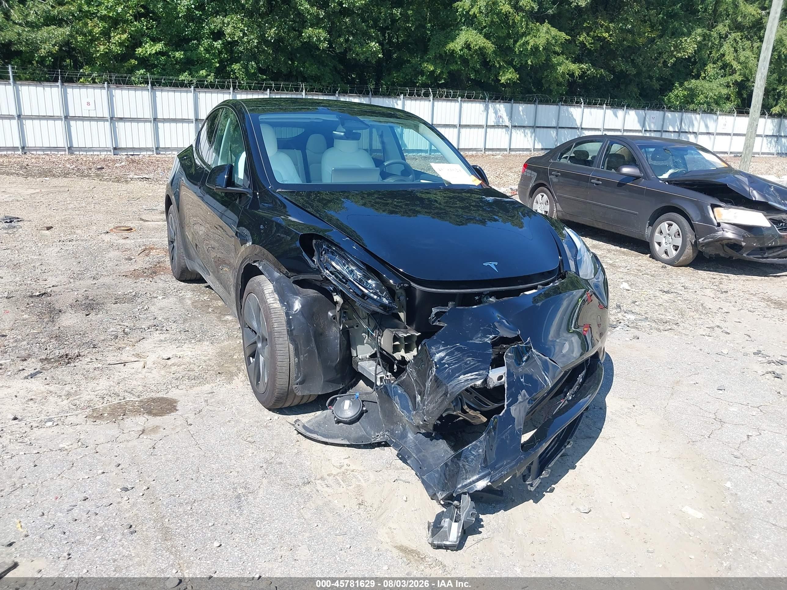 2025 Tesla Model Y VIN 7SAYGDEE5SA359391 IAAI salvage auction — Front End, Salvage (Georgia), sold $16,000 on 2026-09-12 (photo 6)
