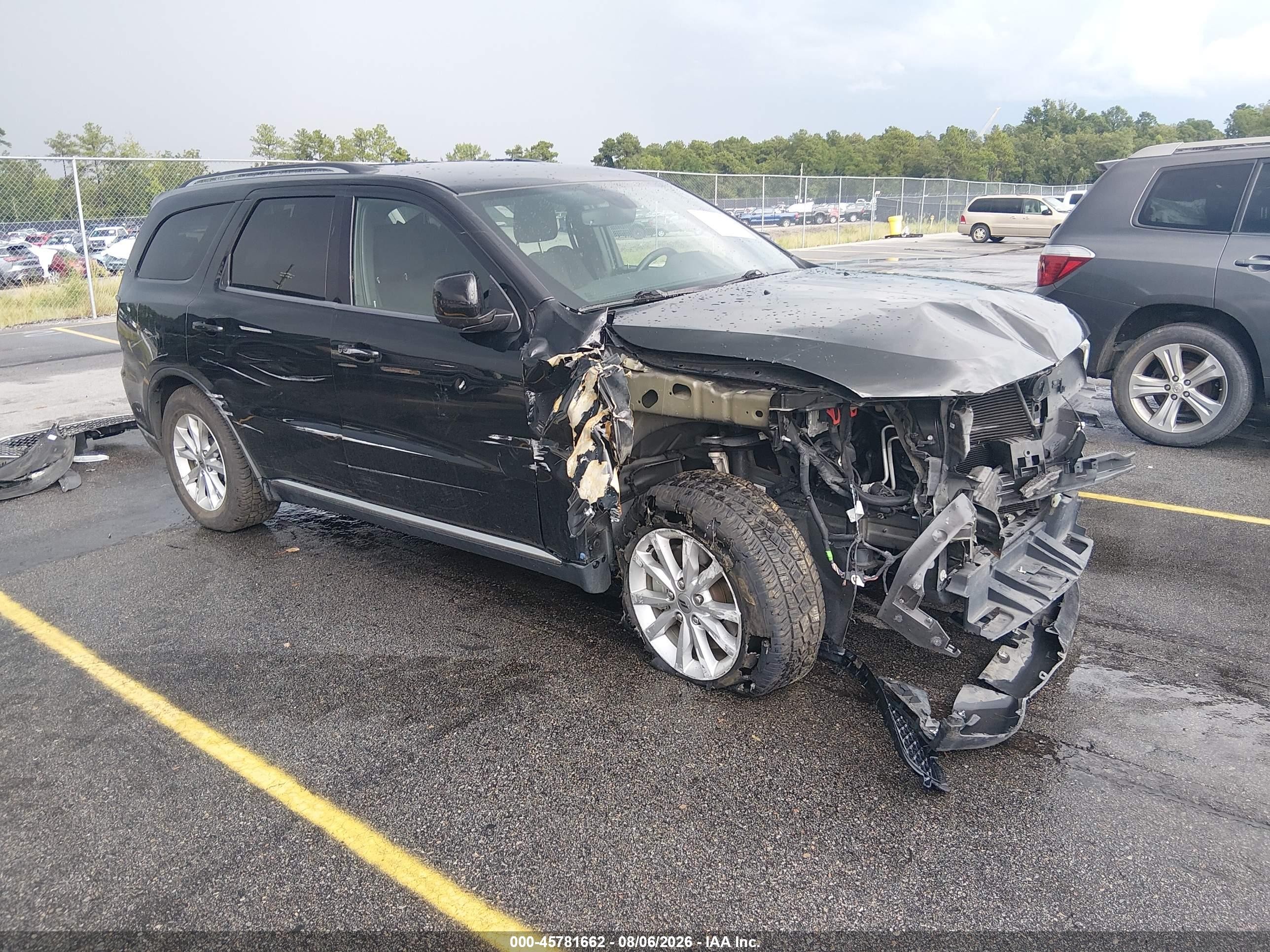 2024 Dodge Durango VIN 1C4RDHAG4RC230979 IAAI salvage auction — Front End, Salvage (South Carolina), sold $8,100 on 2026-09-02 (photo 1)