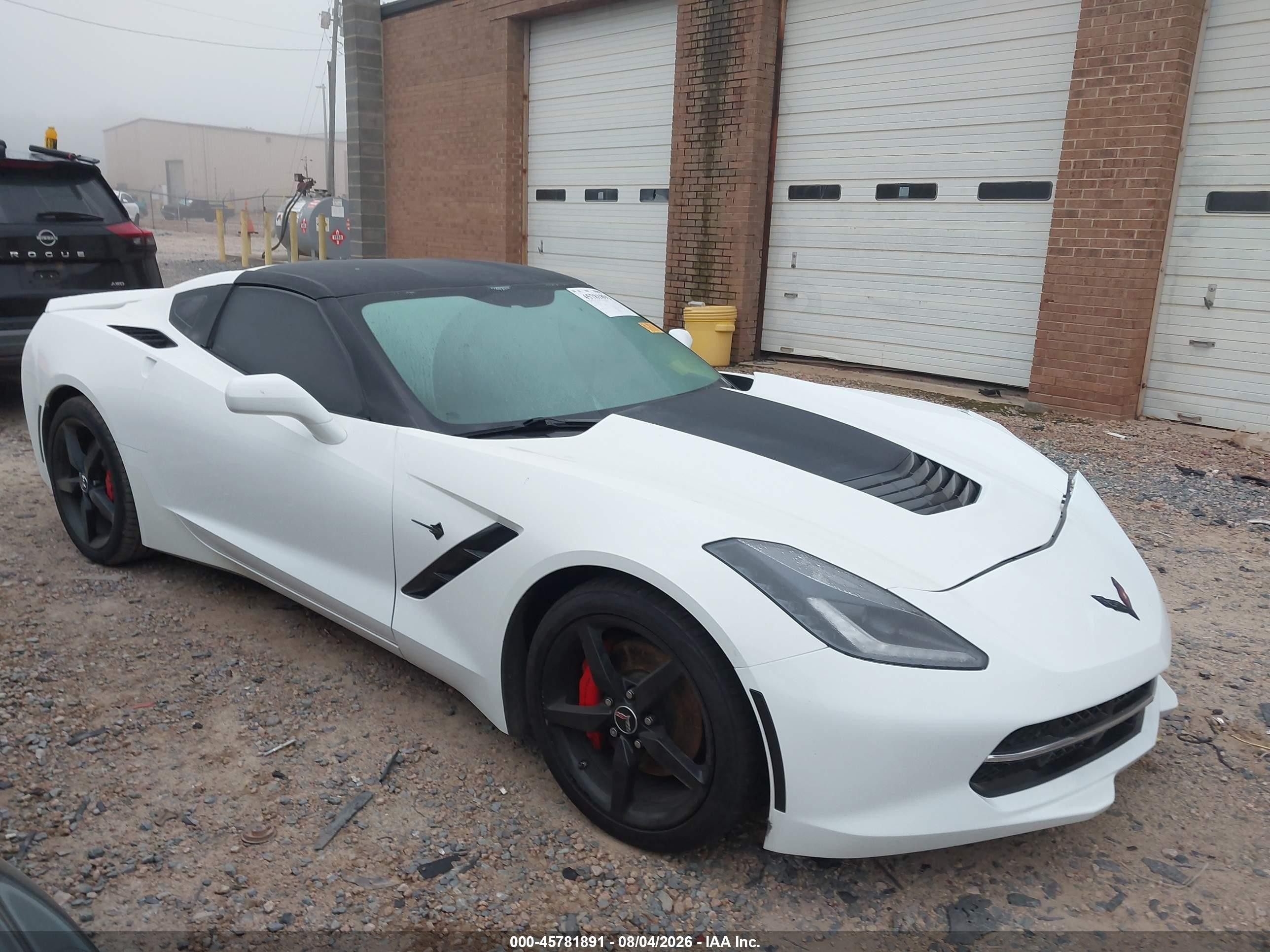 2015 Chevrolet Corvette Stingray VIN 1G1YB2D72F5113324 — IAAI salvage auction photo