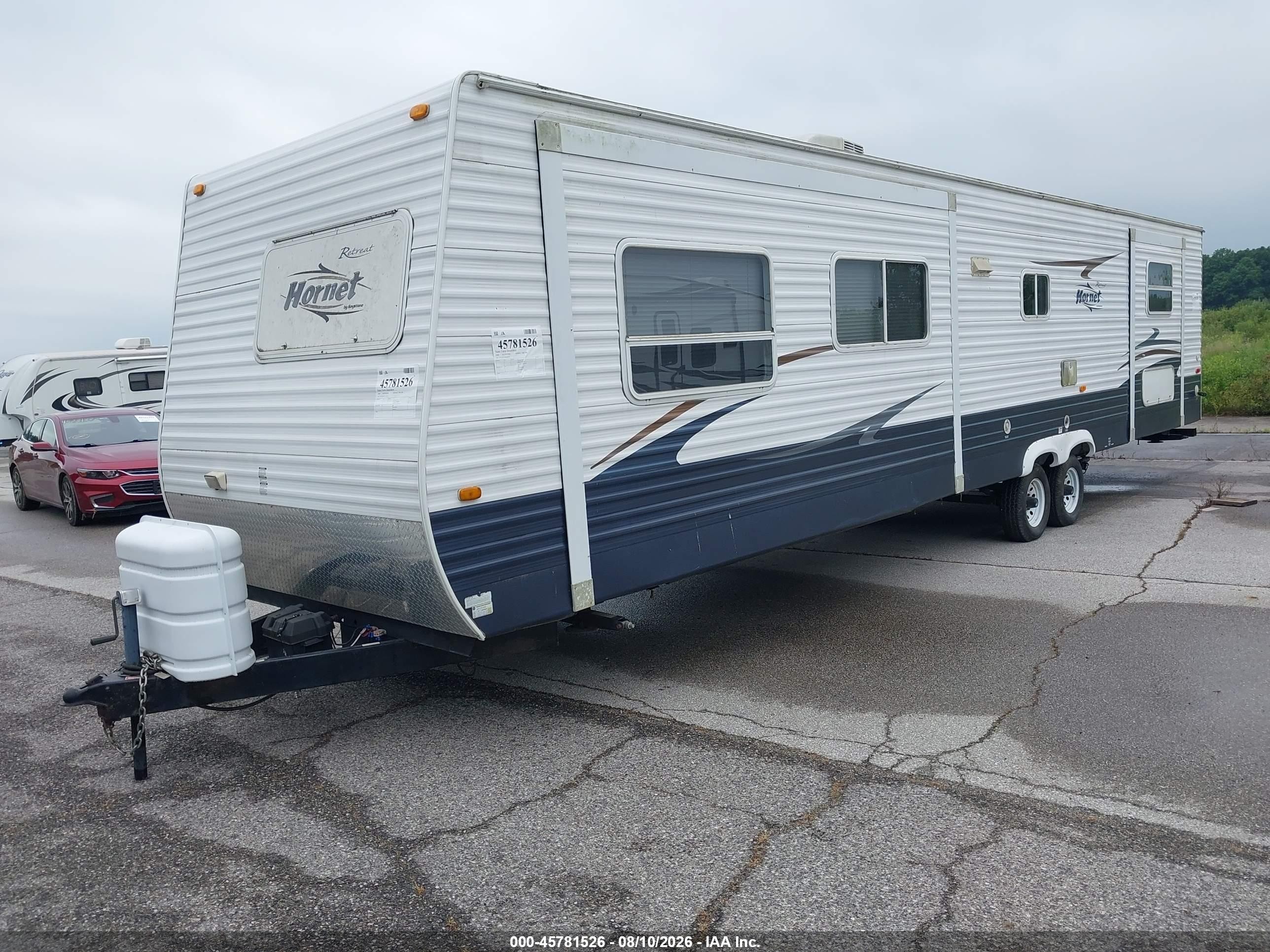 2008 Keystone Hornet VIN 4YDT38F2487201279 IAAI salvage auction — Top/Roof, Salvage (Illinois), sold $2,500 on 2026-09-25 (photo 2)