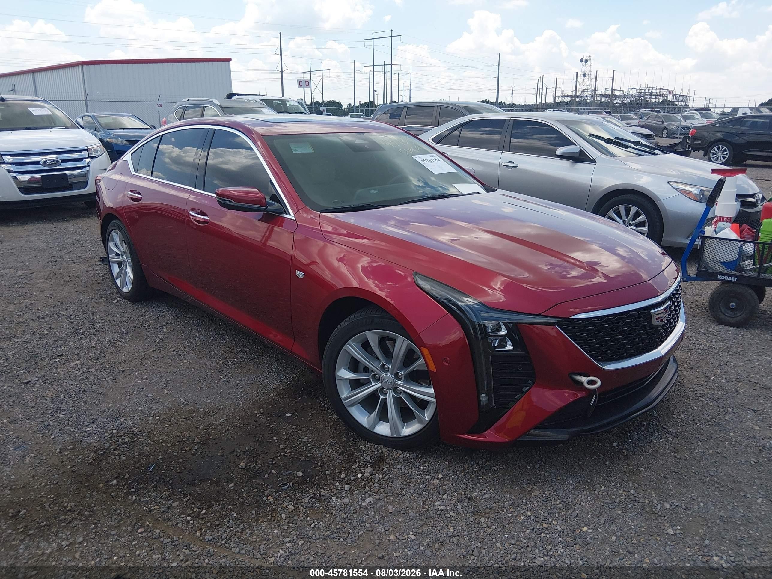 2025 Cadillac CT5 VIN 1G6DN5RK9S0115481 — IAAI salvage auction photo