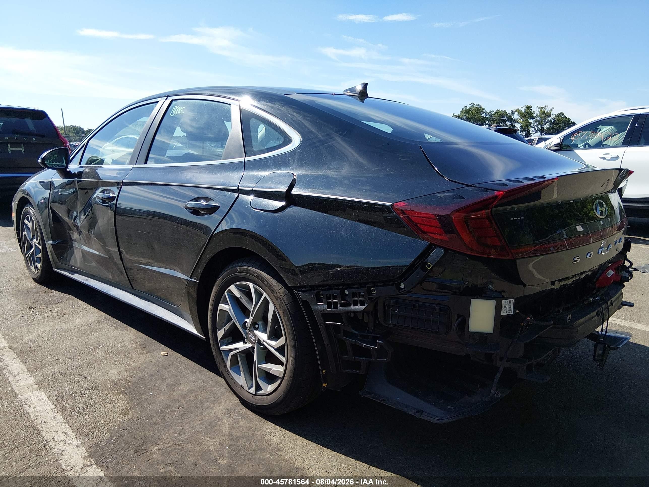 2023 Hyundai Sonata VIN KMHL14JA1PA310067 IAAI salvage auction — Rear End, Salvage (New Jersey), sold $5,300 on 2026-09-23 (photo 3)