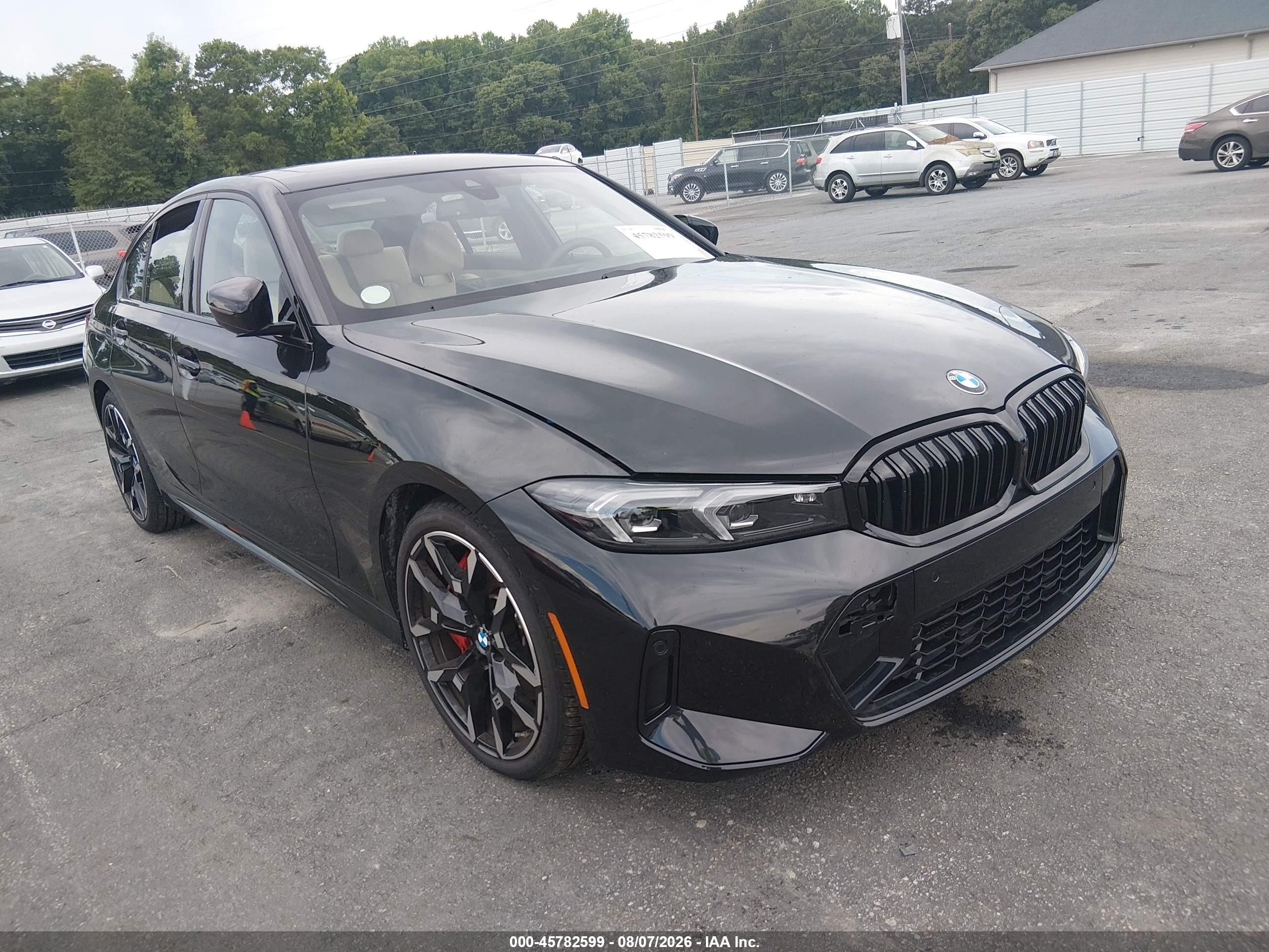 2026 BMW 3 Series VIN WBA13LA01TFW62938 IAAI salvage auction — Unknown, Clear (Florida), sold $31,250 on 2026-08-22 (photo 1)