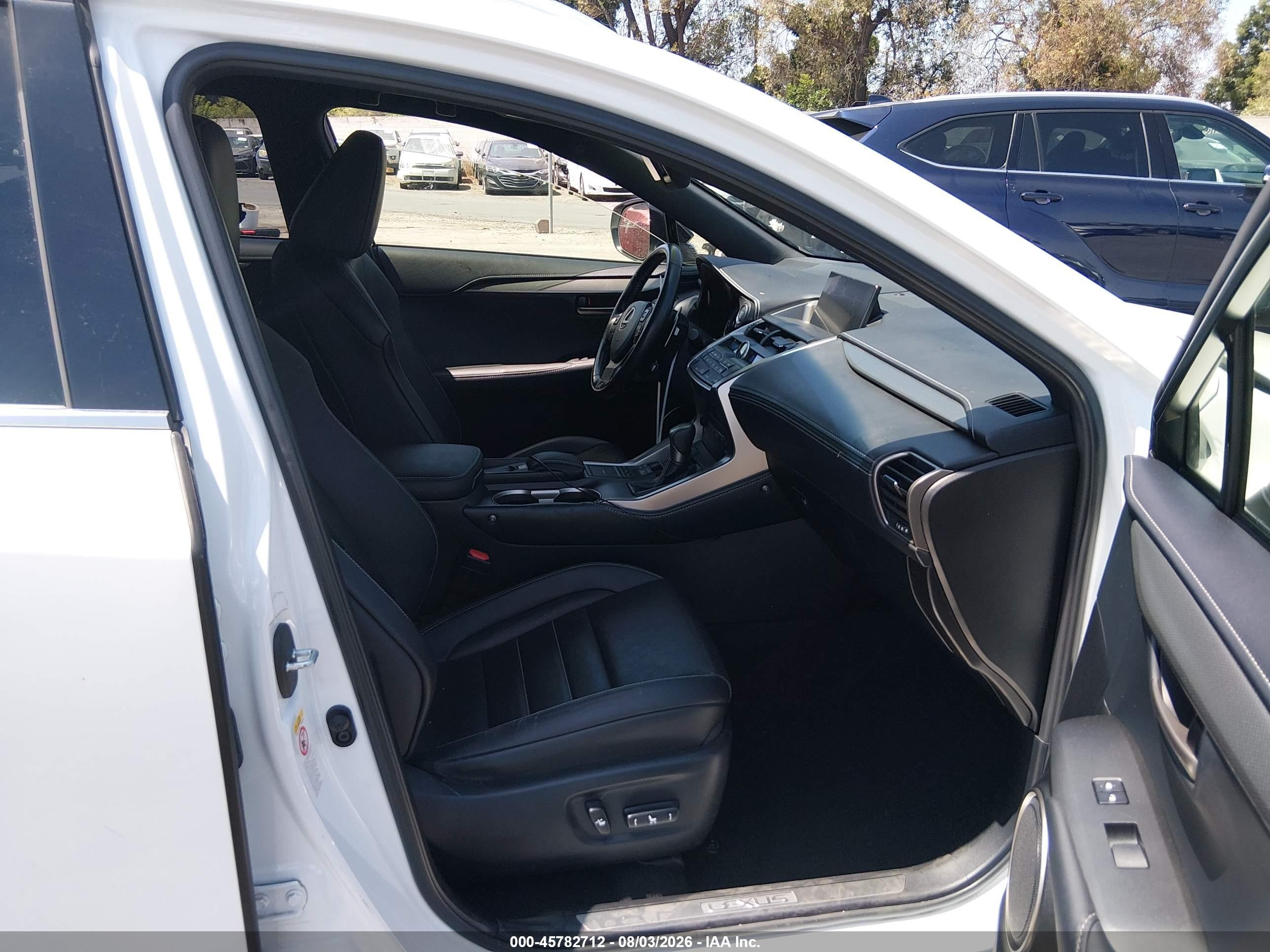 2017 Lexus Nx VIN JTJYARBZ1H2085072 IAAI salvage auction — Rear End, Salvage (California), sold $7,300 on 2026-09-11 (photo 5)