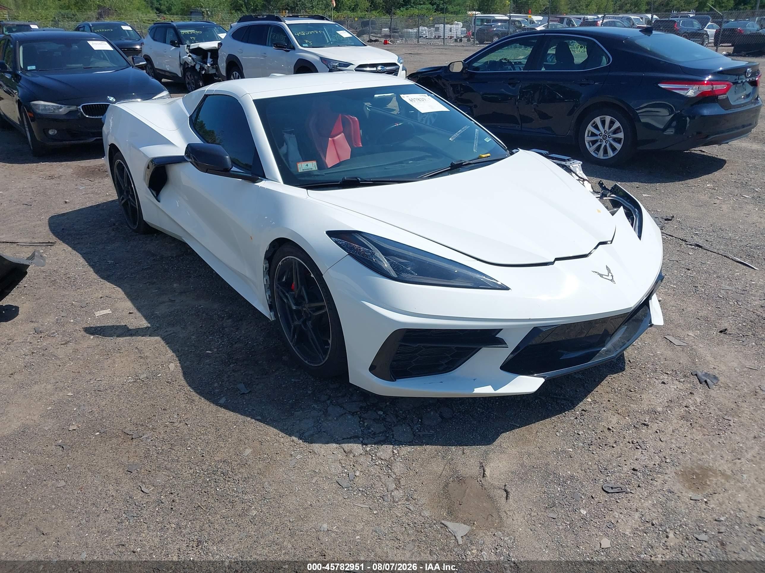 2021 Chevrolet Corvette Stingray VIN 1G1YA3D46M5122197 — IAAI salvage auction photo